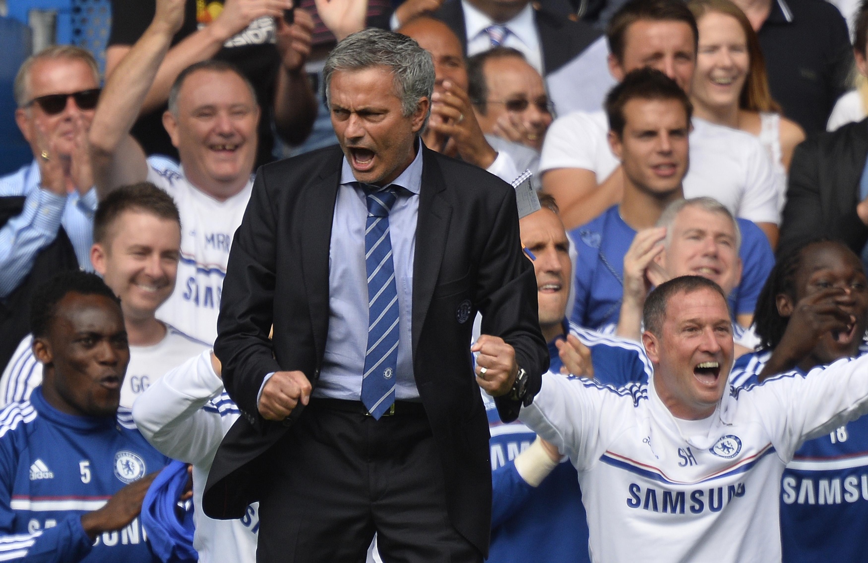Chelsea's manager Jose Mourinho. Photo: EPA 
