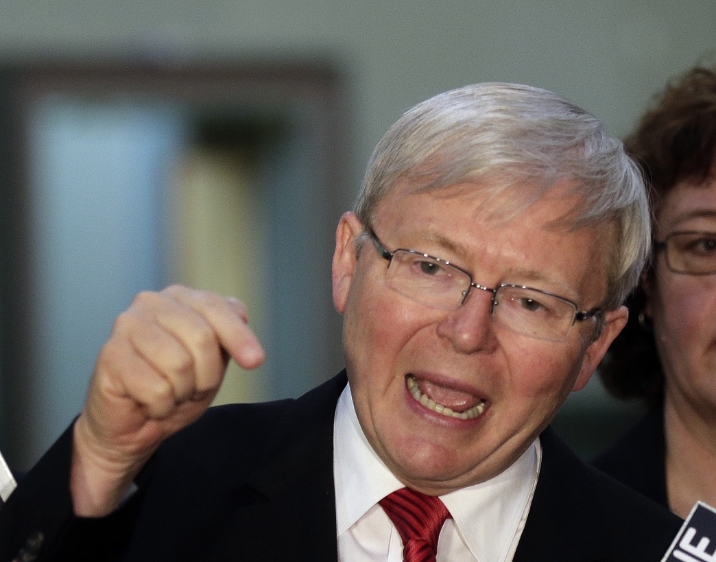Kevin Rudd. Photo: AP