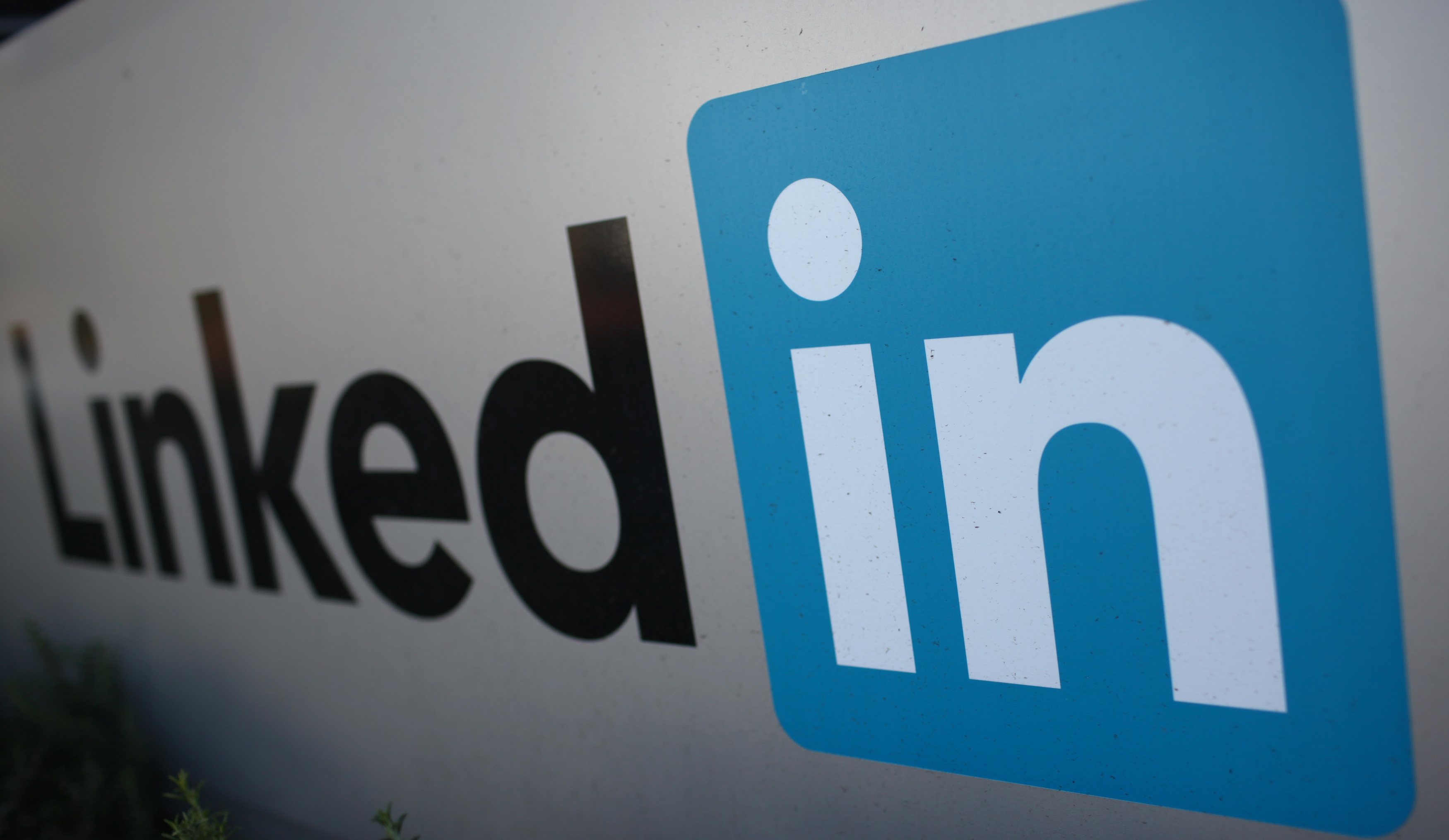 Linkedin makes much of its money by selling access to members’ resumes. Photo: Reuters