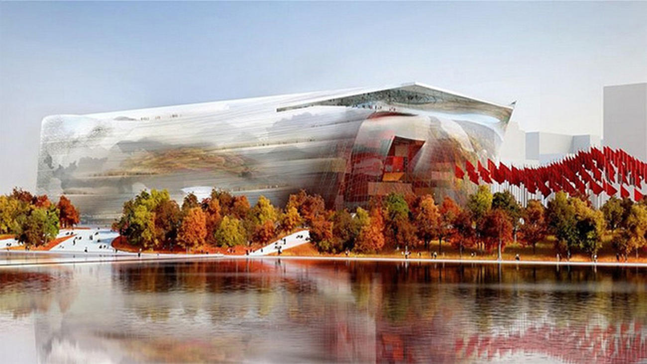 The National Art Museum was designed by Ateliers Jean Nouvel and Beijing Institute of Architecture Design. Photo: SMP