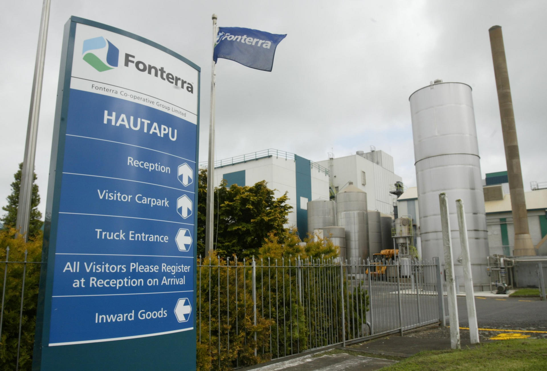 Fonterra's Waikato factory where the outbreak occurred.
