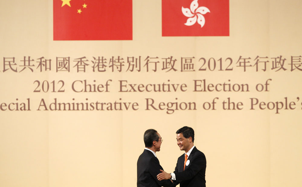 The Election Committee for the 2012 chief executive poll was formed by representatives from the four sectors. Photo: AP