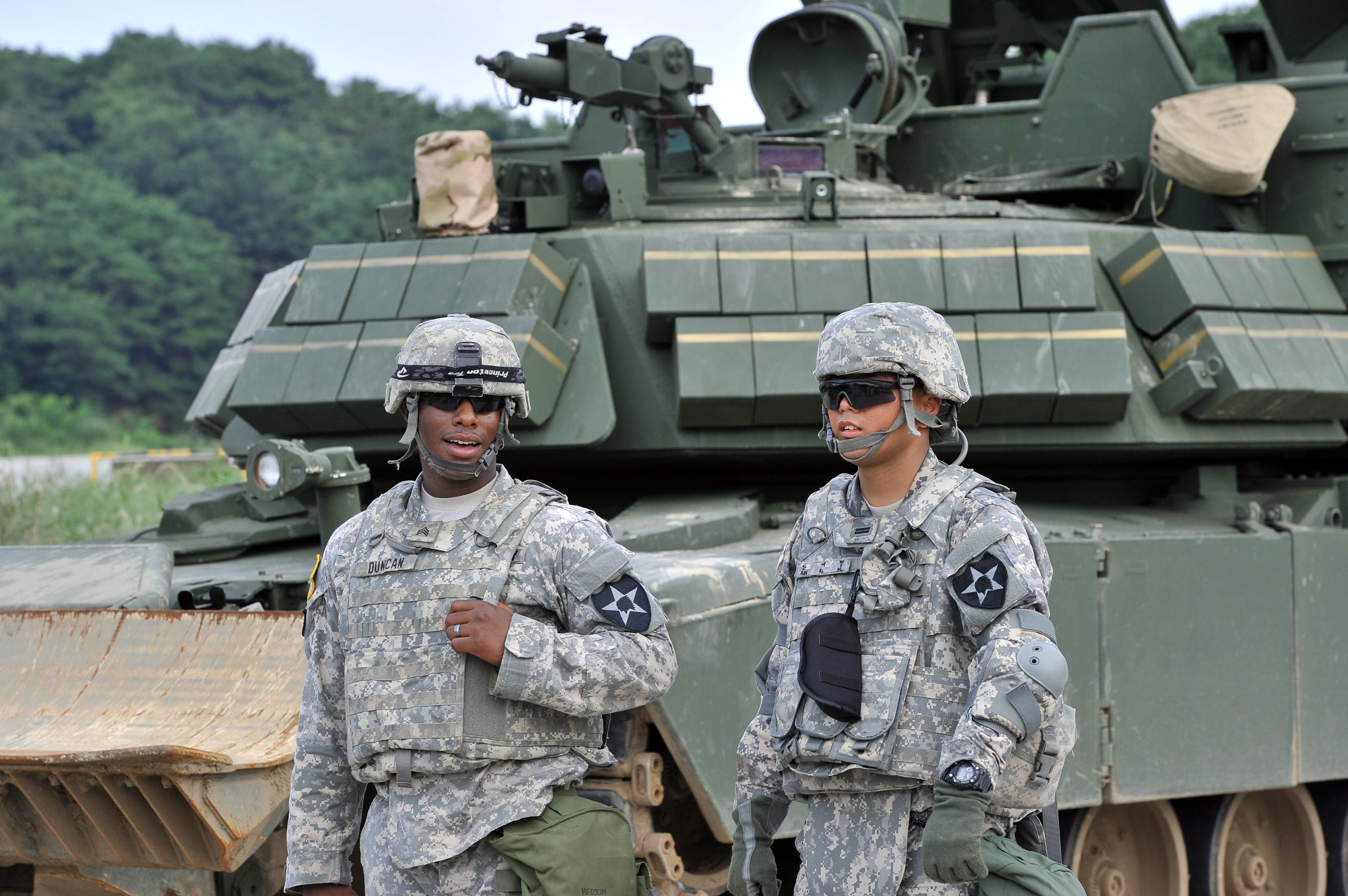 US Army soldiers in Seoul. Photo: AFP