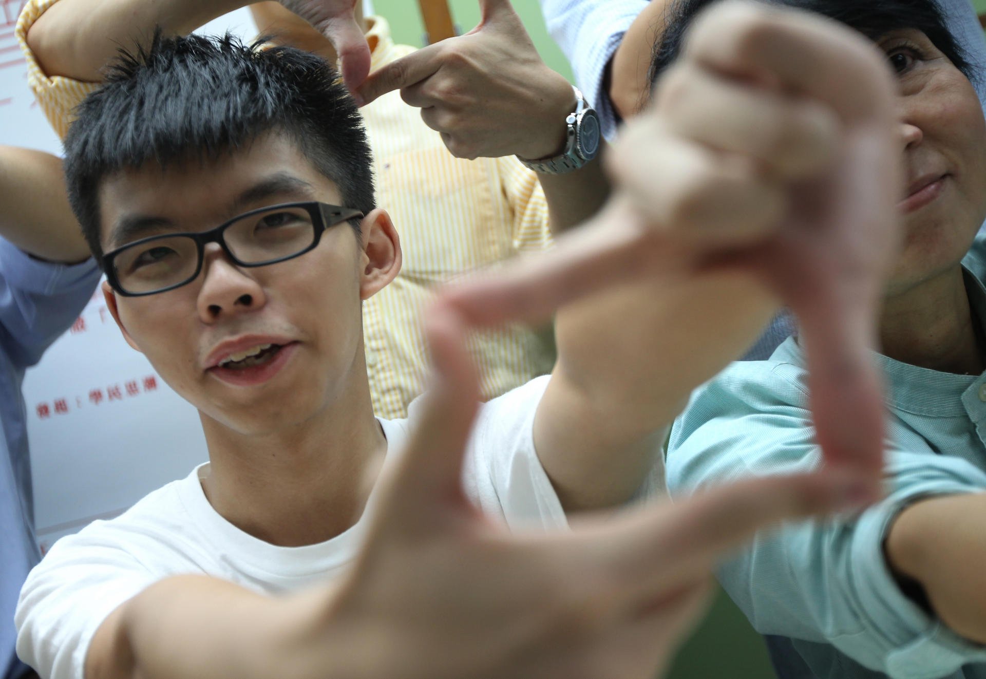 Joshua Wong Chi-fung, convenor of Scholarism, which advocates the right of voters to nominate chief executive candidates. Photo: David Wong