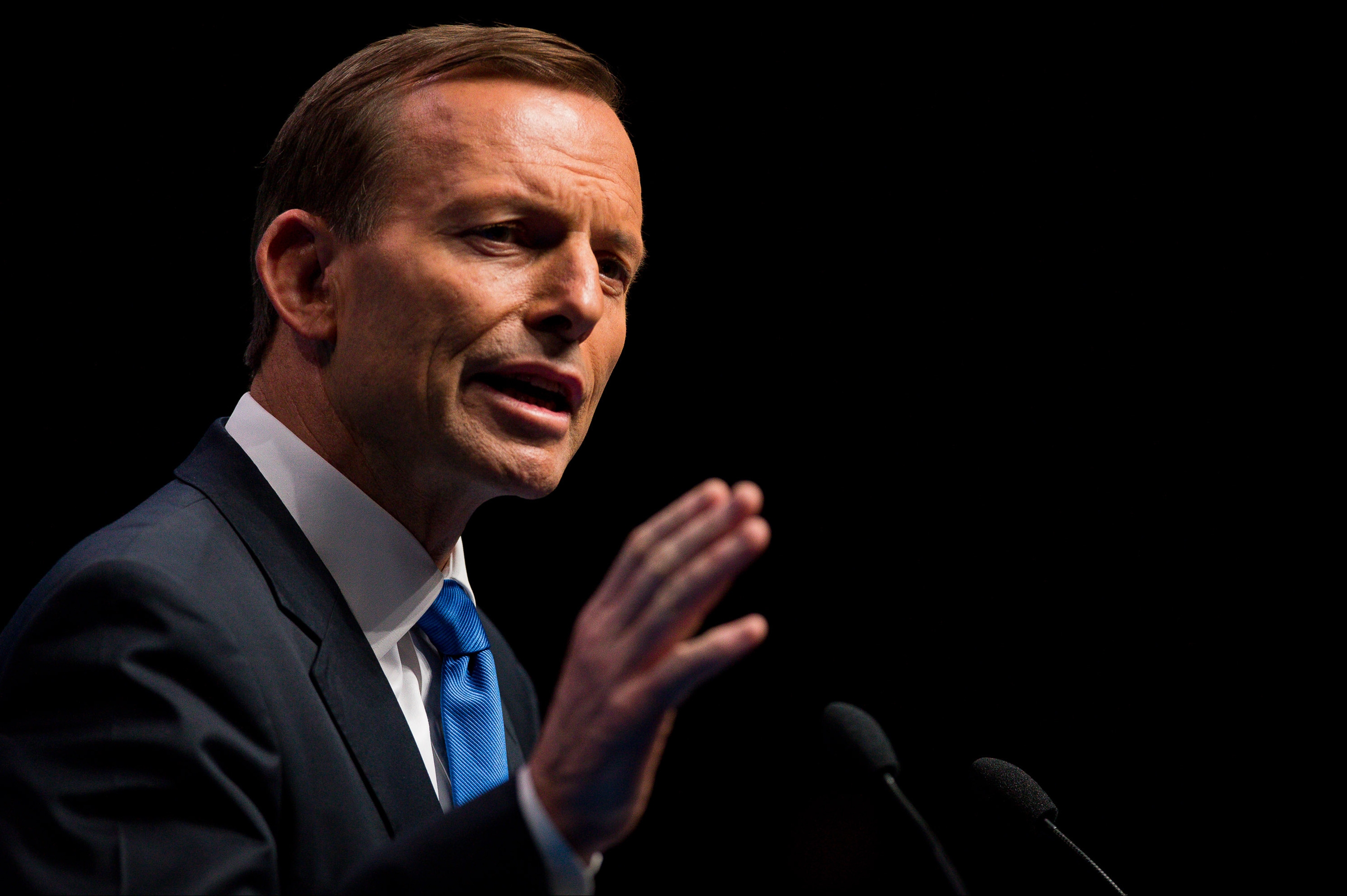 Australian Opposition Leader Tony Abbott. Photo: AFP