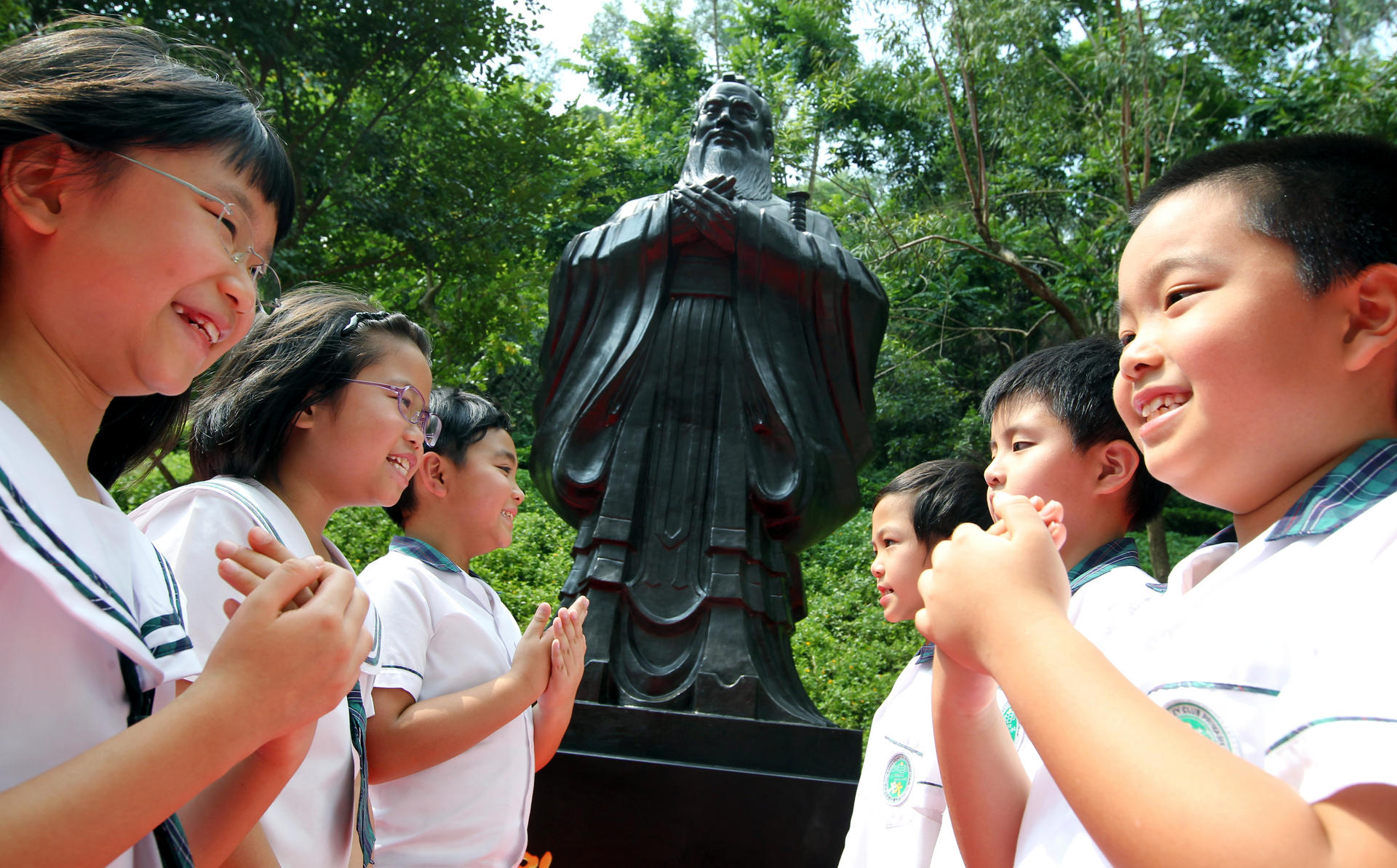 Confucius is a big figure in Hong Kong too. Photo: Dickson Lee