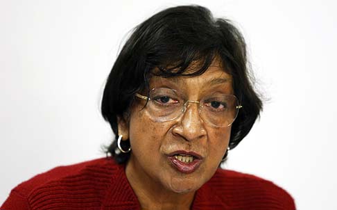 UN High Commissioner for Human Rights Navi Pillay. Photo: Reuters