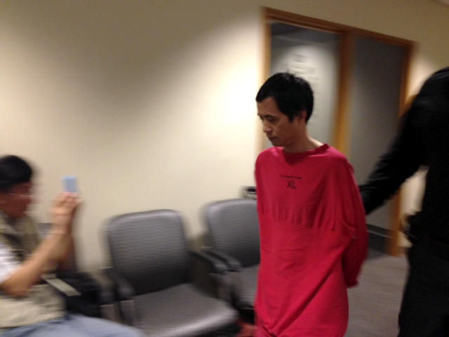 Huo Youjin, one of five Chinese nationals accused in Mrs La's "blessing scam". Photo: Petti Fong