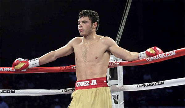 Julio Cesar Chavez Jr is struggling to make the weight for his upcoming fight. Photo AP