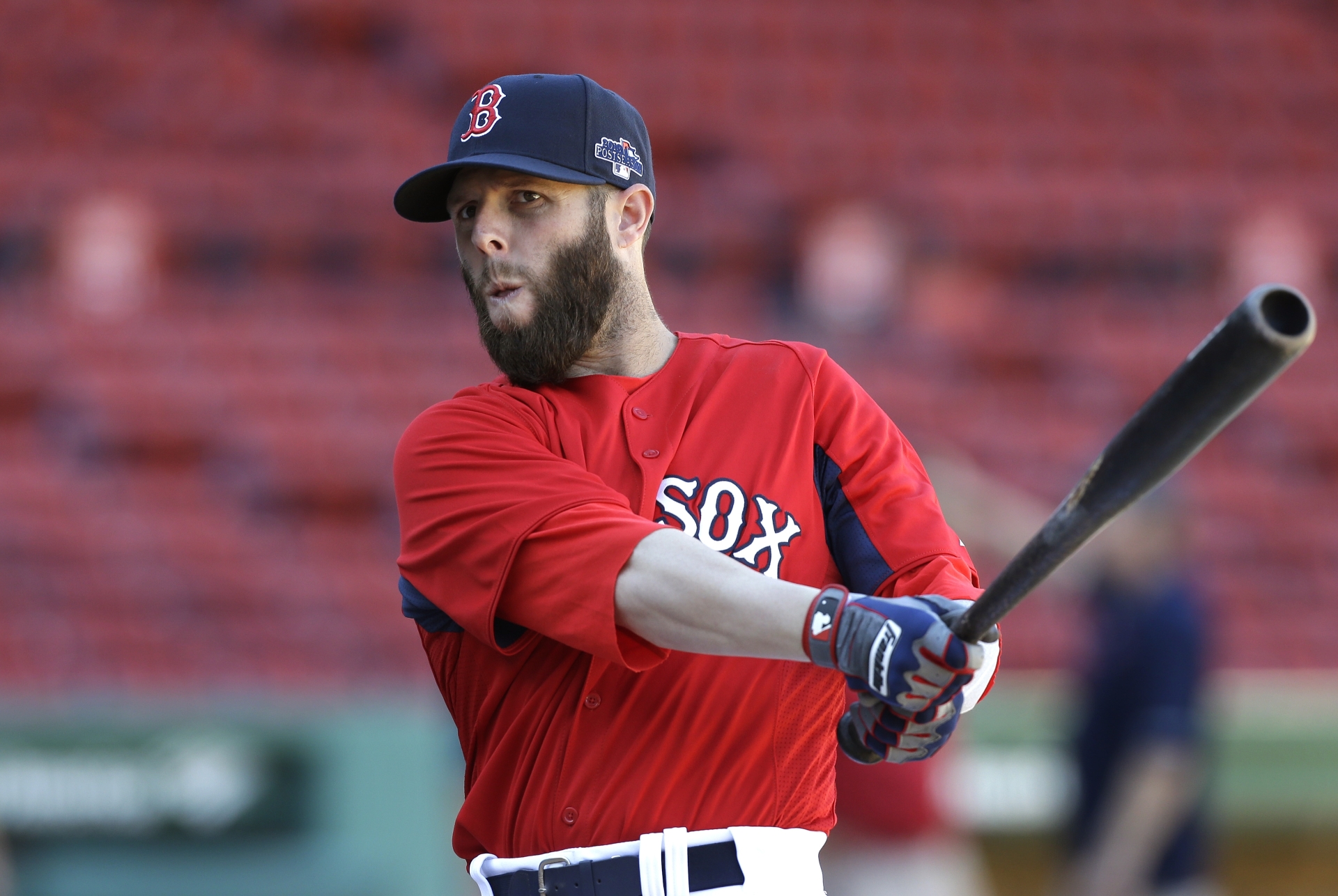 Second baseman Dustin Pedroia is a Red Sox lynchpin. Photo: AP