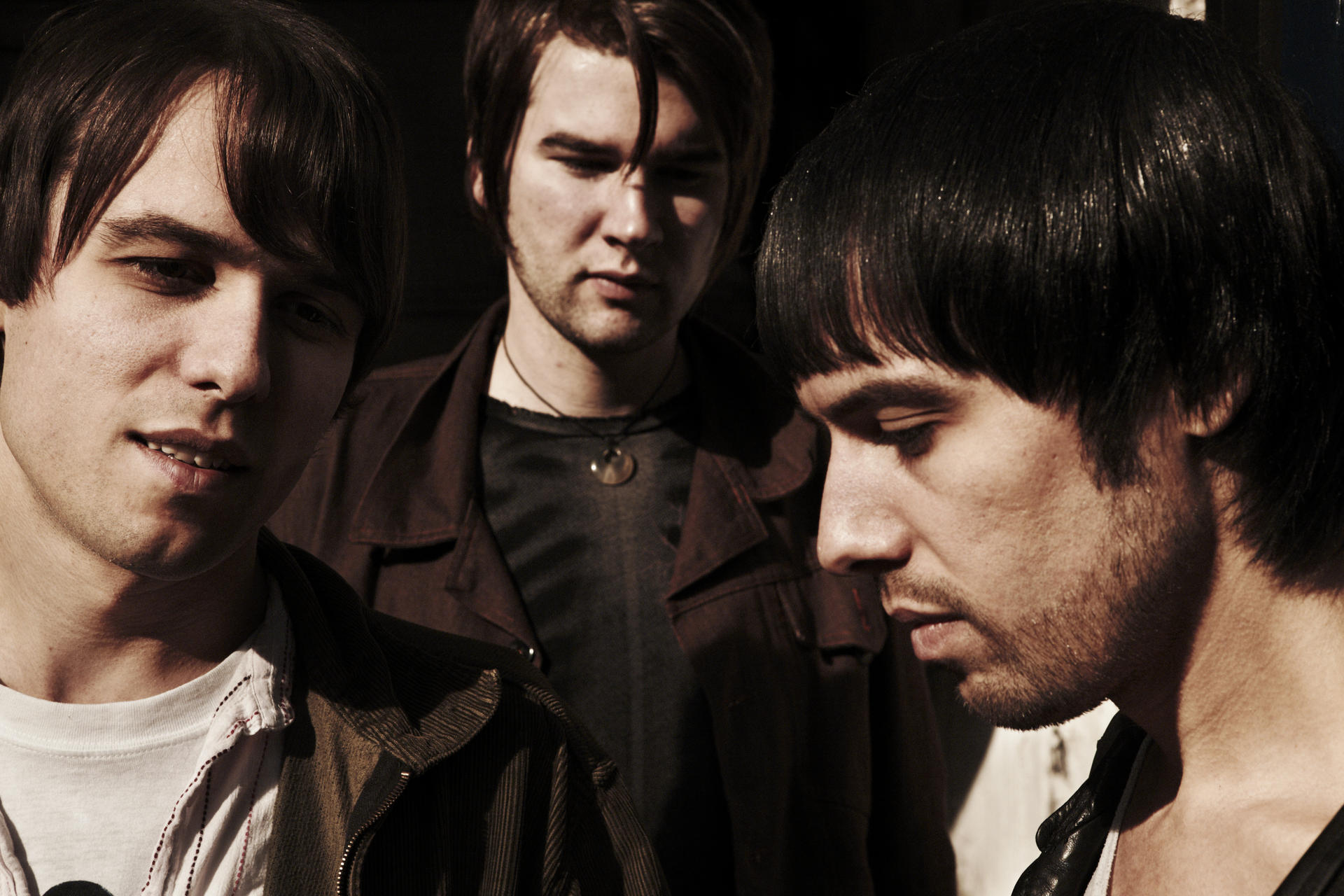 We're Jarmans: The Cribs (from left) are brothers Gary, Ross and Ryan Jarman.