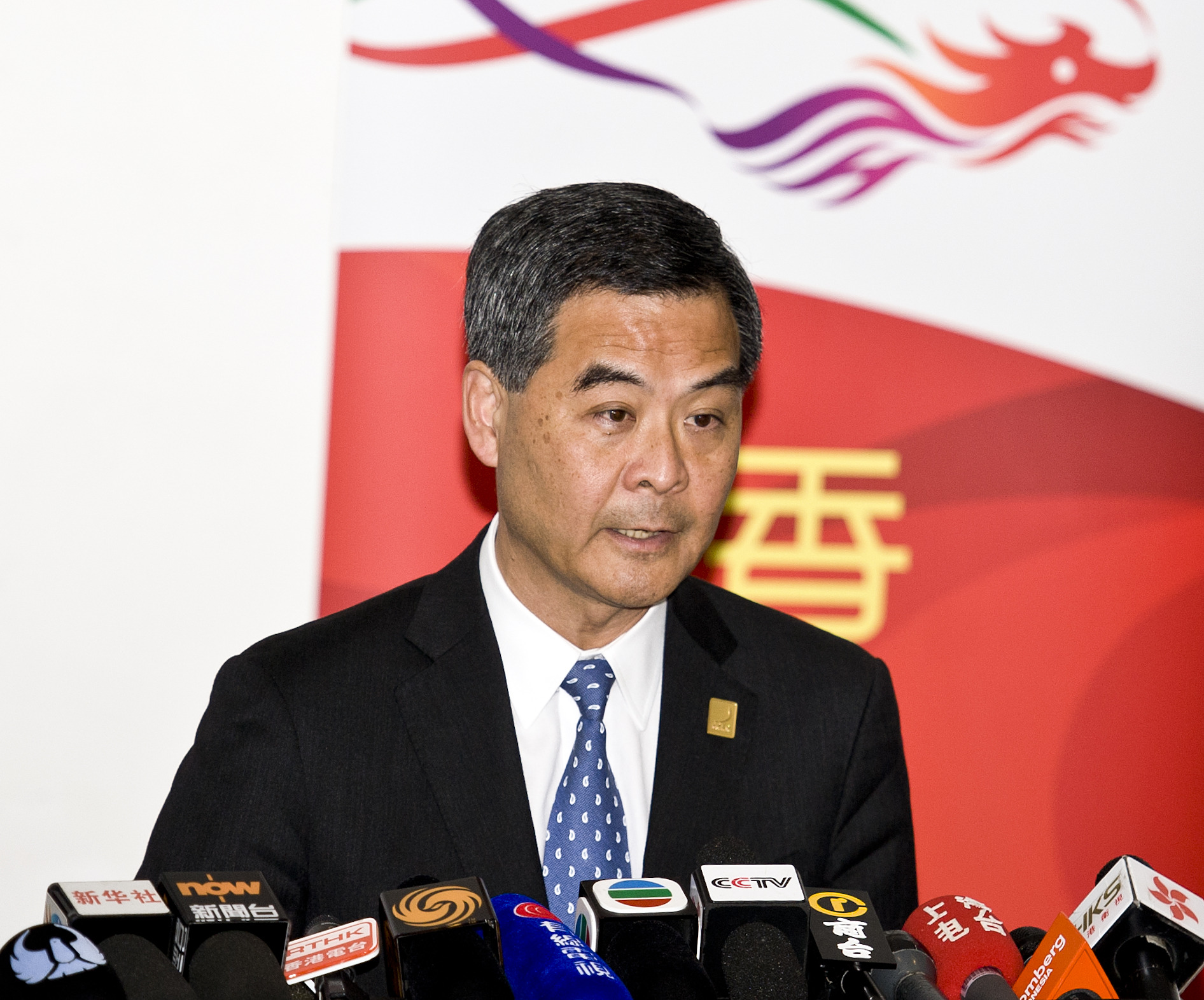 Hong Kong Chief Executive Leung Chun-ying. Photo: Xinhua