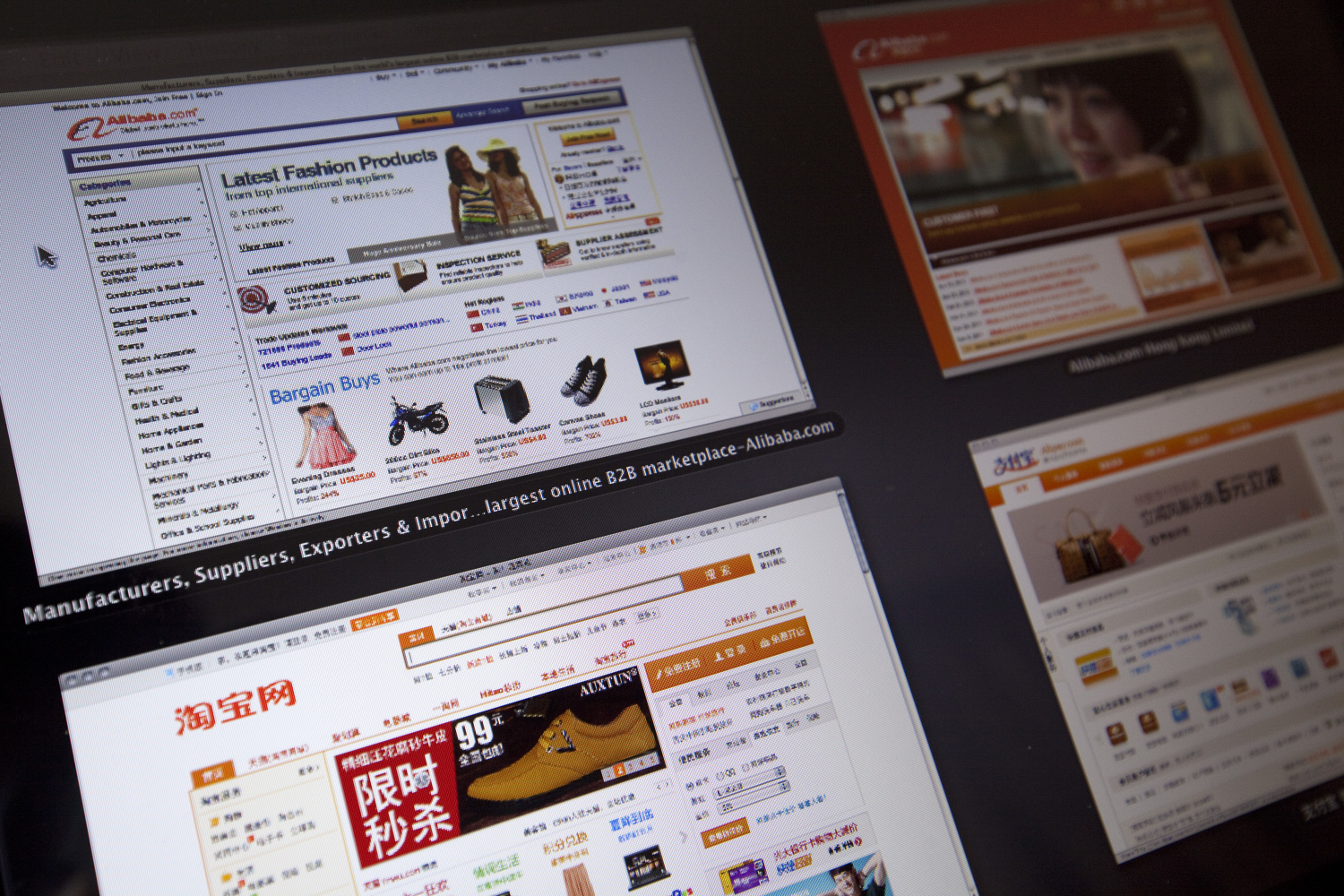 Alibaba wants counterfeiters to go out of fashion from Taobao. Photo: Bloomberg