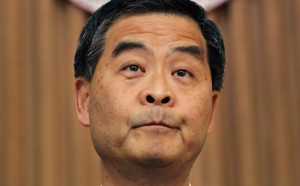 Chief Executive Leung Chun-ying. 