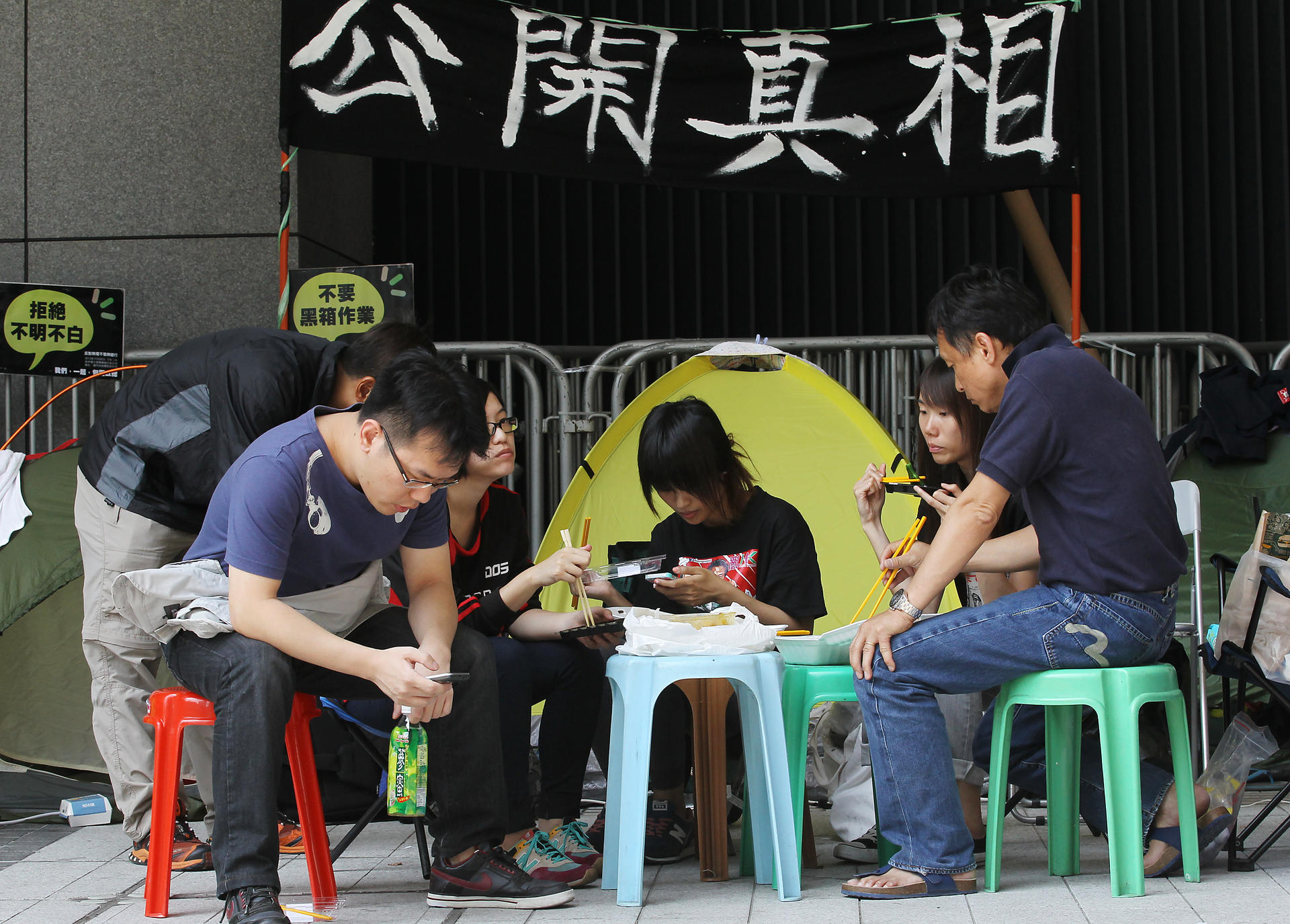 HKTV employees are still looking for answers. Photo: Edward Wong