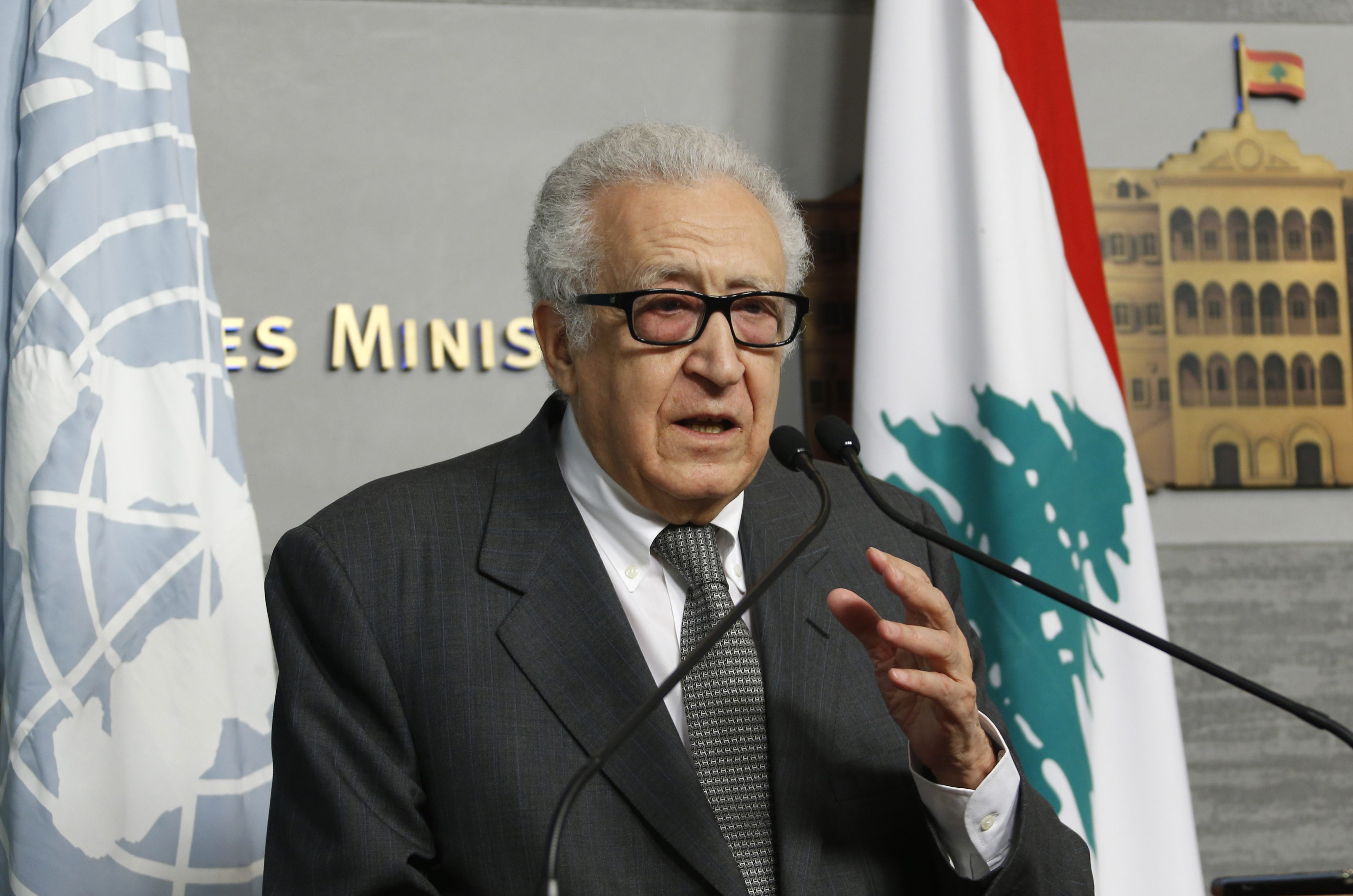 United Nations Peace Envoy for Syria Lakhdar Brahimi. Photo: Reuters