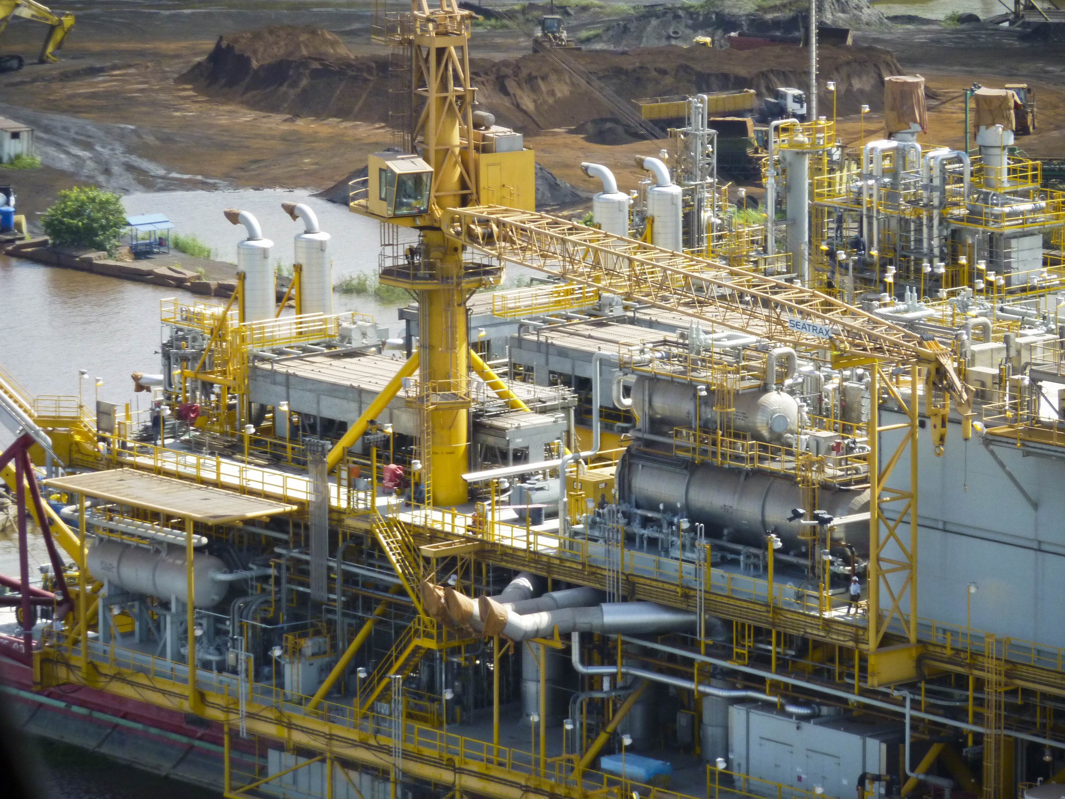 An oil platform belonging to Venezuela's state-owned oil company PDVSA. Photo: AFP