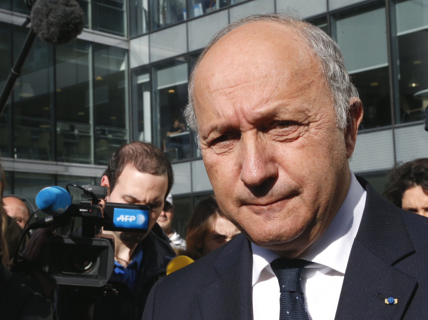 French Foreign Minister Laurent Fabius said it was 'plausible' the journalists had been killed by al-Qaeda. Photo: AP