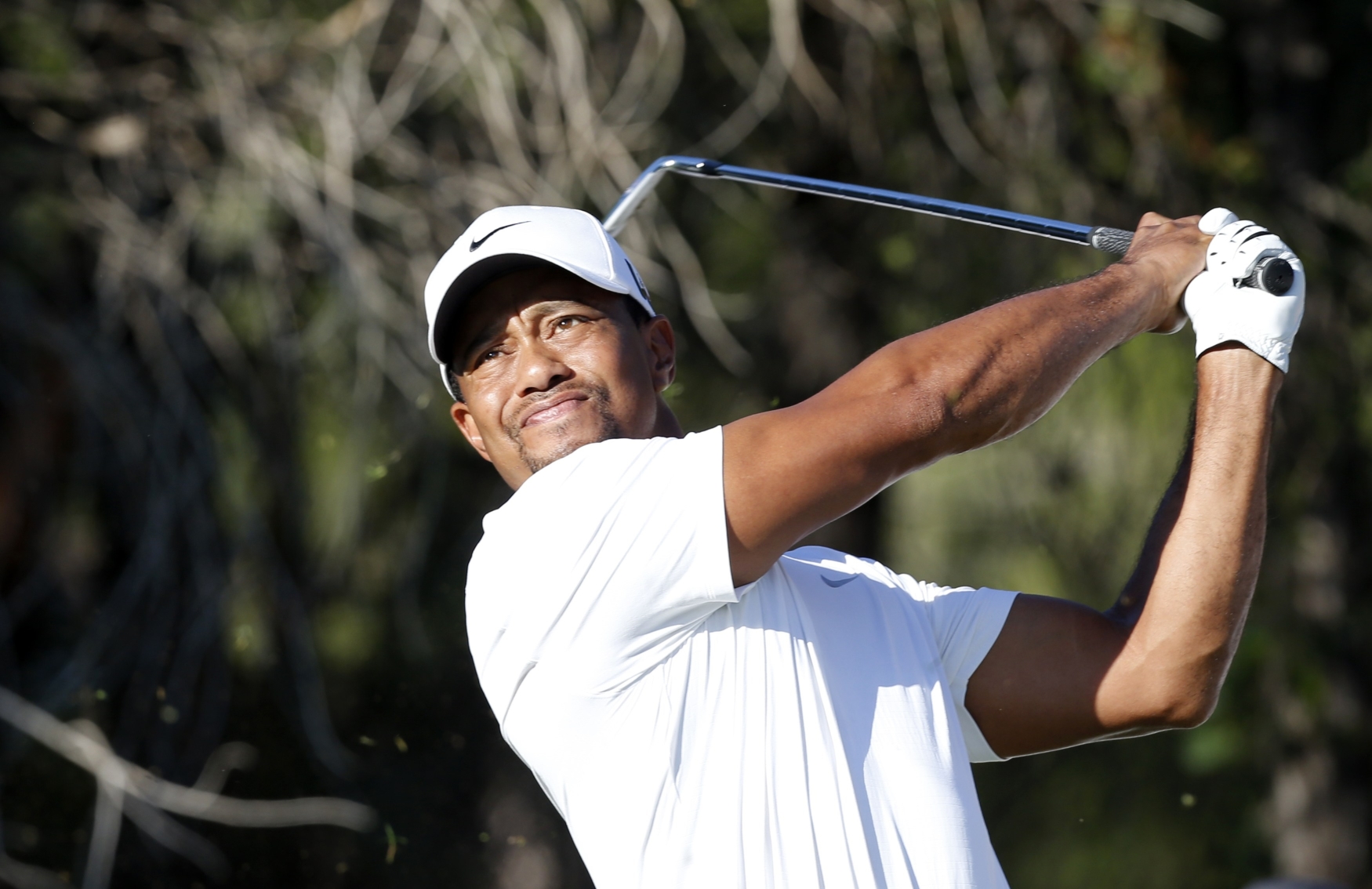 Tiger Woods in action at the Turkish Open. Photo: Reuters