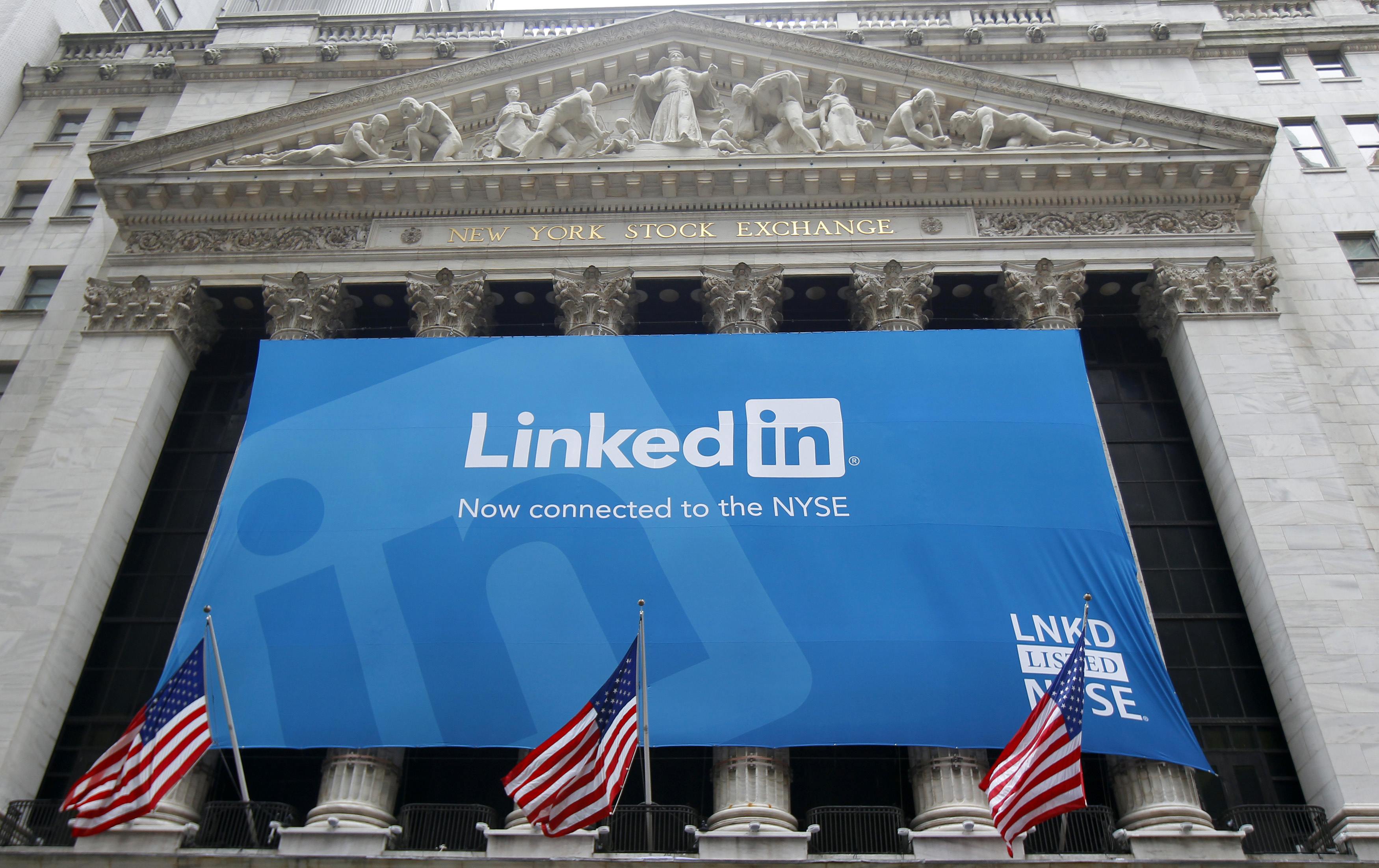 LinkedIn trades at 97 times forward earnings. Photo: Reuters