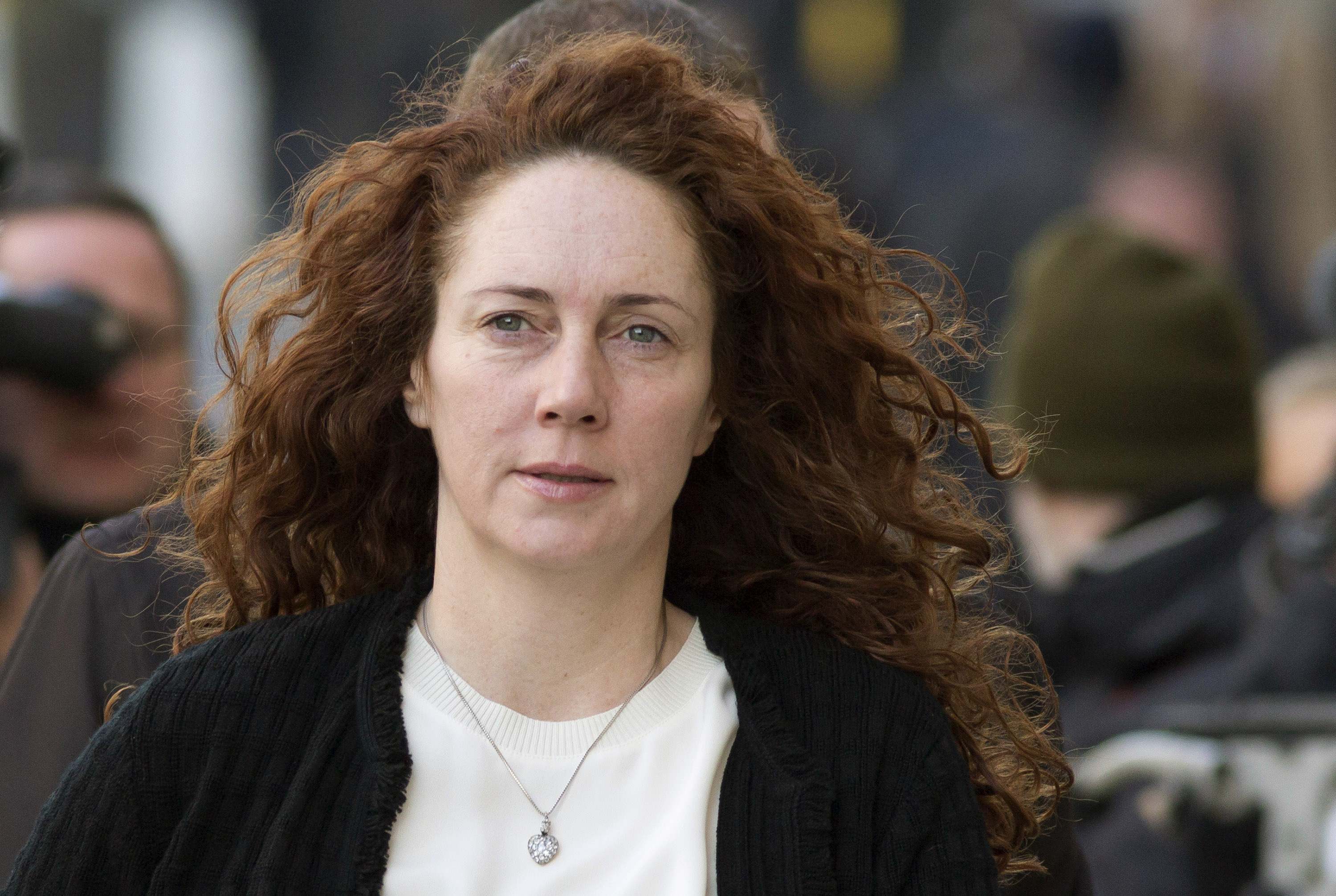 Former News International chief executive Rebekah Brooks arrives at the Old Bailey courthouse in London on Wednesday. Photo: Reuters