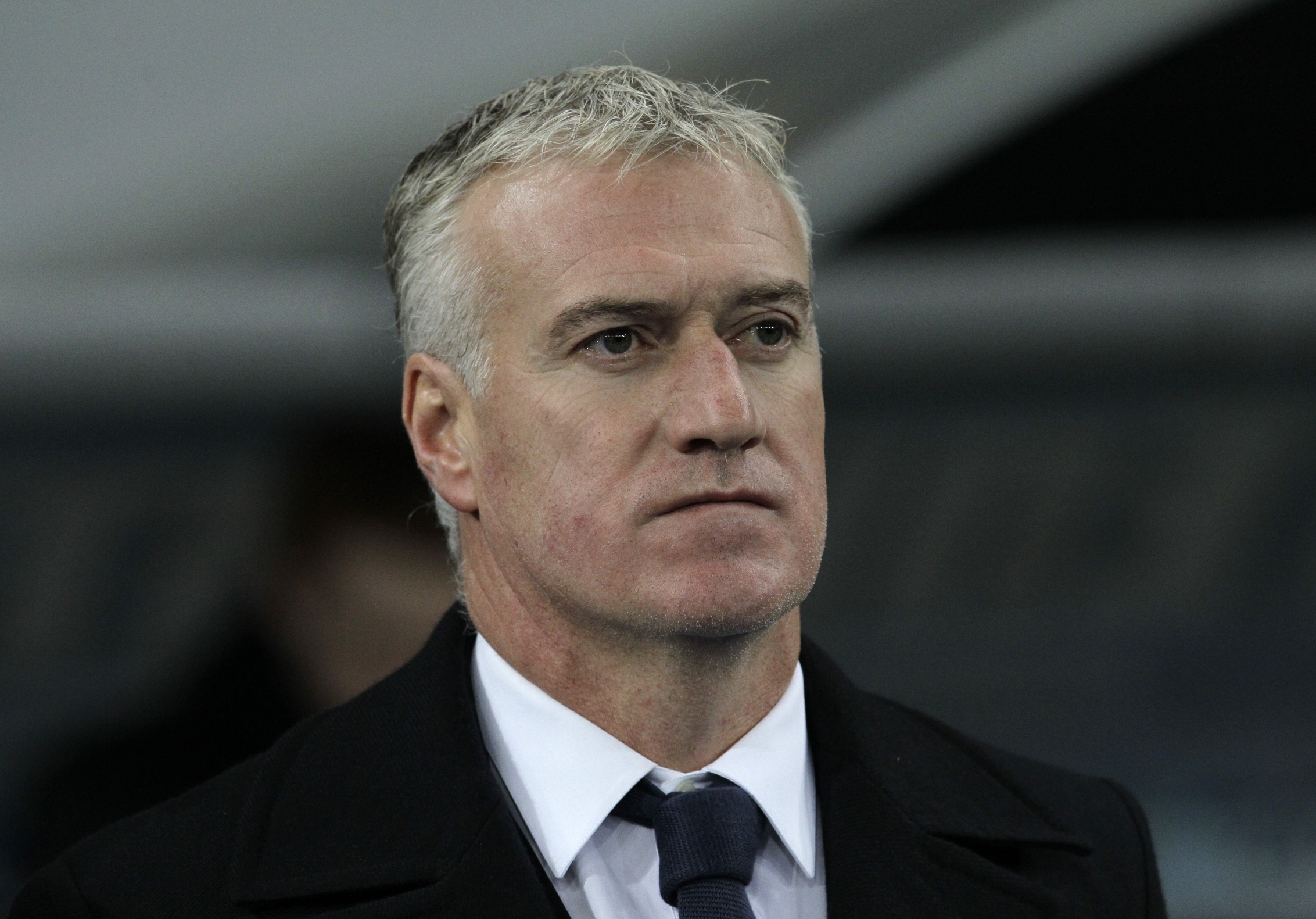 Didier Deschamps said France couldn’t cope with the physical approach of the Ukraine. Photo: AP