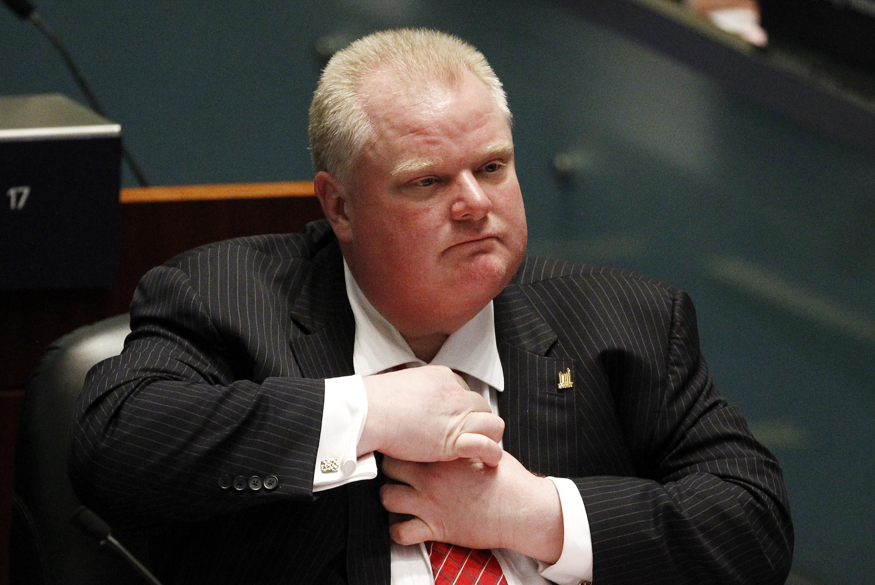 Toronto Mayor Rob Ford. Photo: Reuters