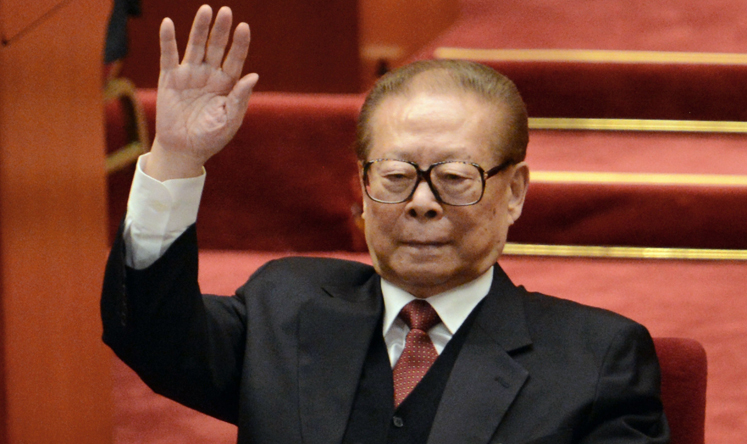 Former president Jiang Zemin. Photo: AFP