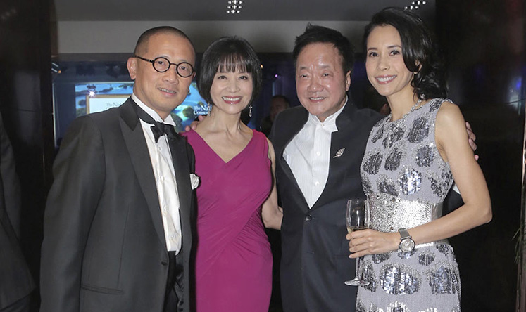 From left: Sotheby's Asia CEO Kevin Ching, banker Monica Wong, Nature Conservancy co-chairman Moses Tsang and singer Karen Mok. Photo: James Whittle