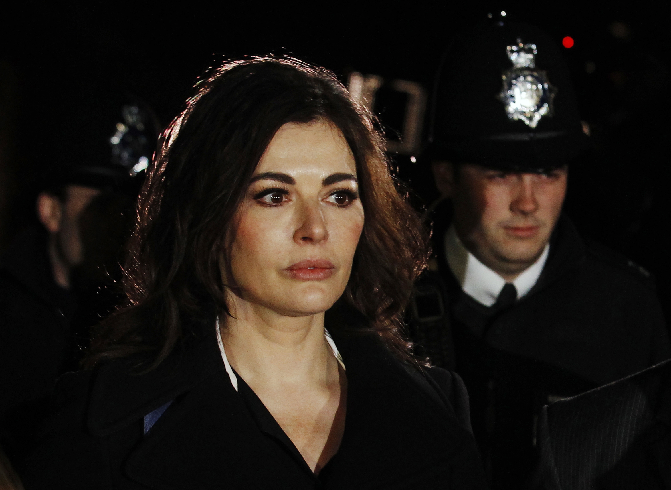 TV chef Nigella Lawson leaves Isleworth Crown Court in London on Wednesday. Photo: Reuters