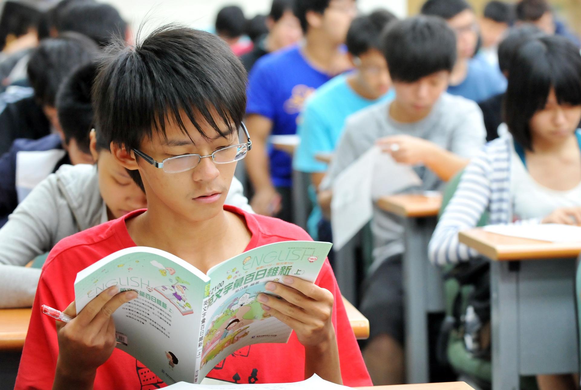 Students in Taipei performed well in the OECD's 2012 international student assessment. Photo: AFP