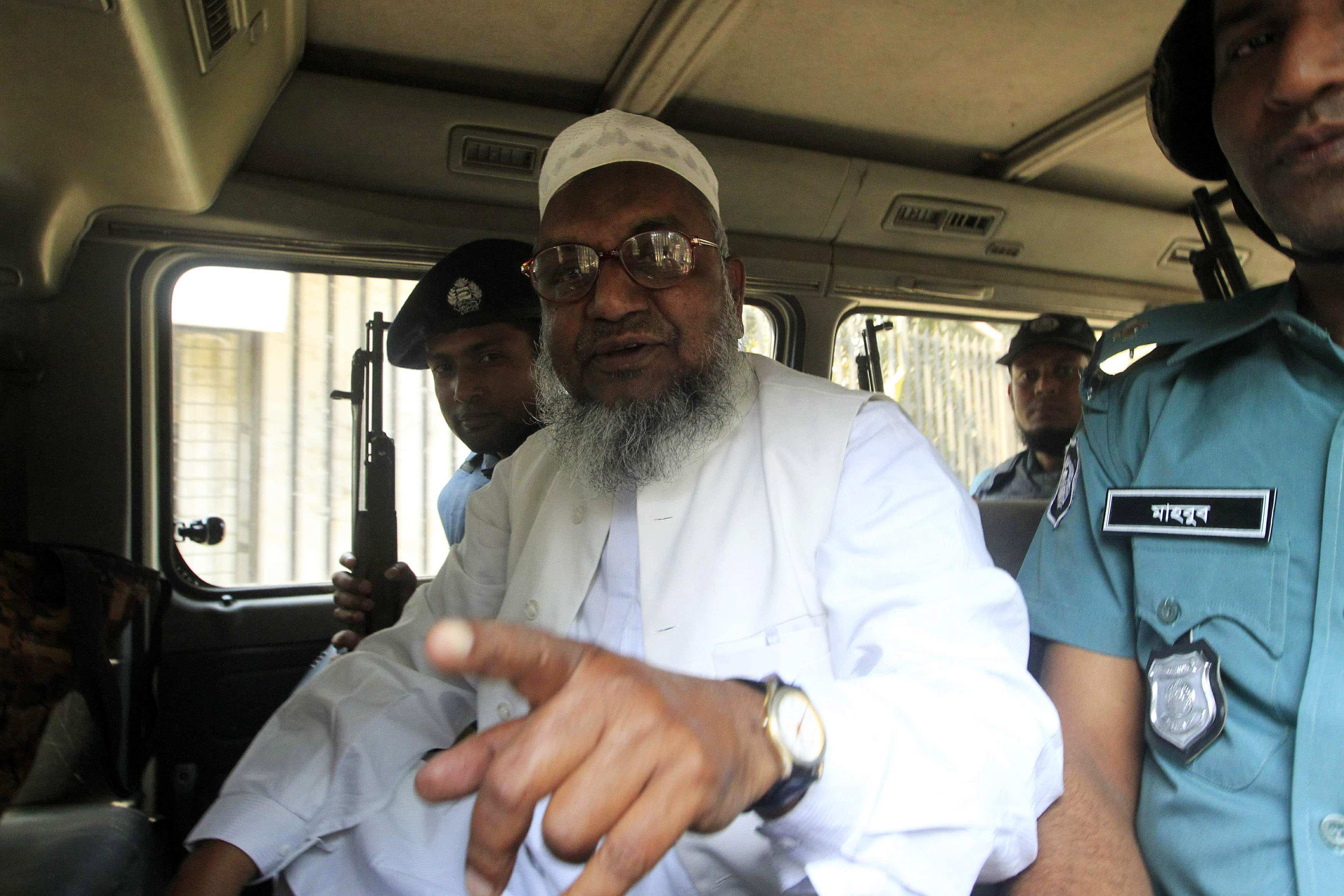 Bangladesh's Jamaat-e-Islami leader Abdul Quader Molla in February after a war crimes tribunal sentenced him to life imprisonment. Photo: Reuters