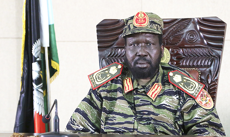 South Sudan's President Salva Kiir declared a curfew in the capital Juba on Monday after clashes overnight between rival factions of soldiers. Photo: Reuters