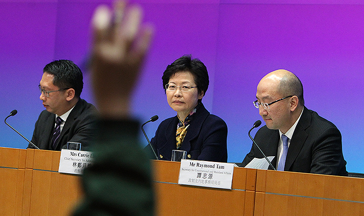 Carrie Lam is leading the reform consultation. Photo: Felix Wong