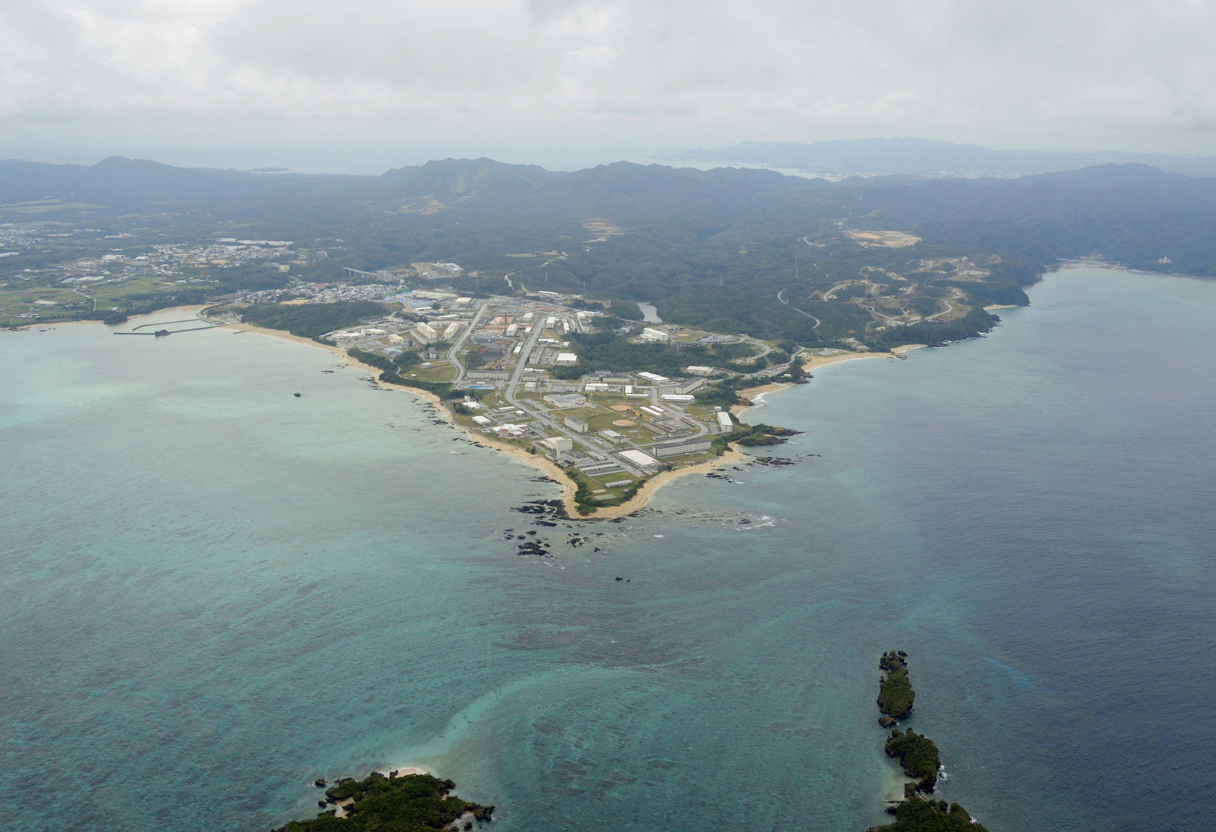 Henoko in Nago city, site of the new US military base in Okinawa. Photo: AP