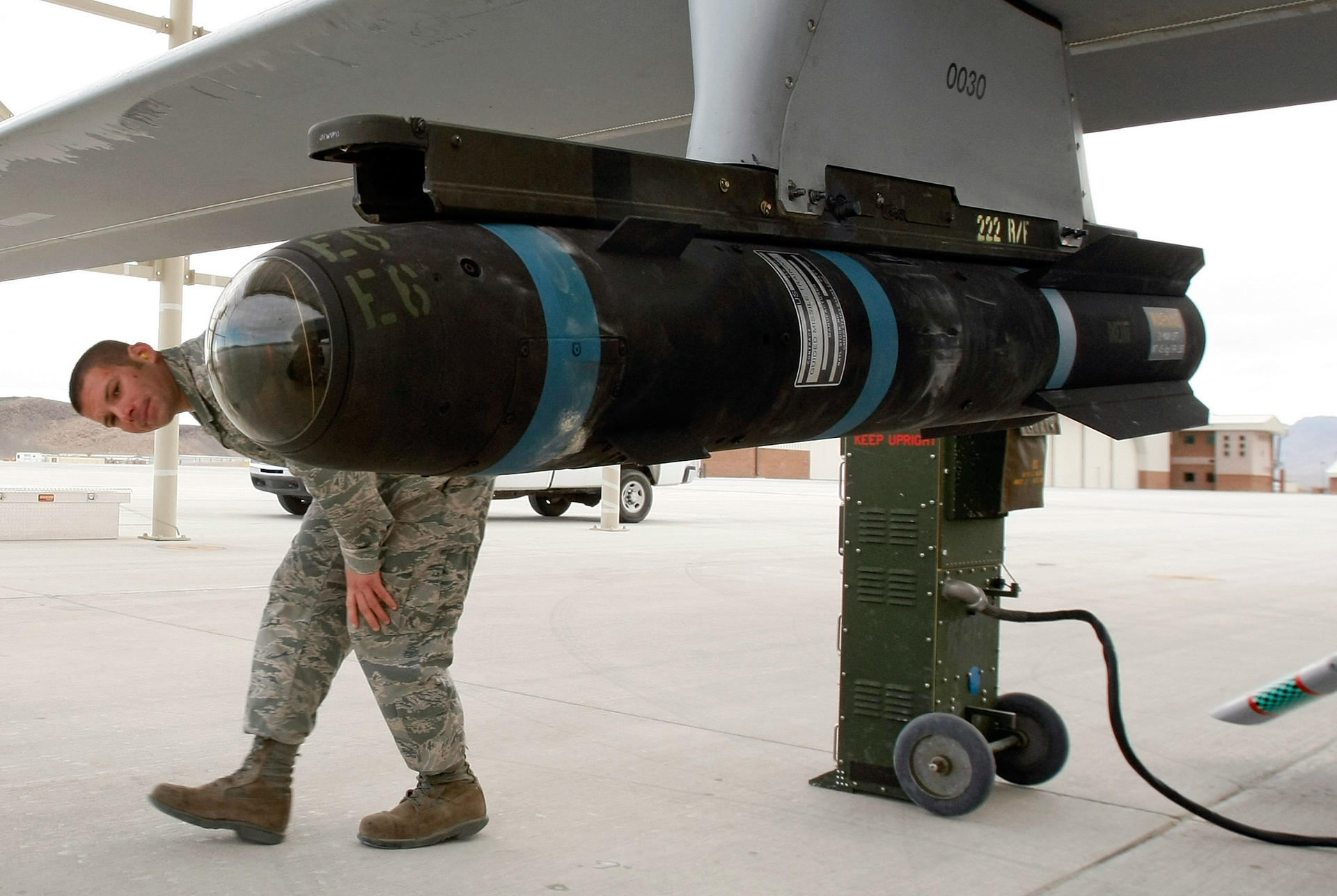 More Hellfire missiles are to be shipped to Iraq. Photo AFP