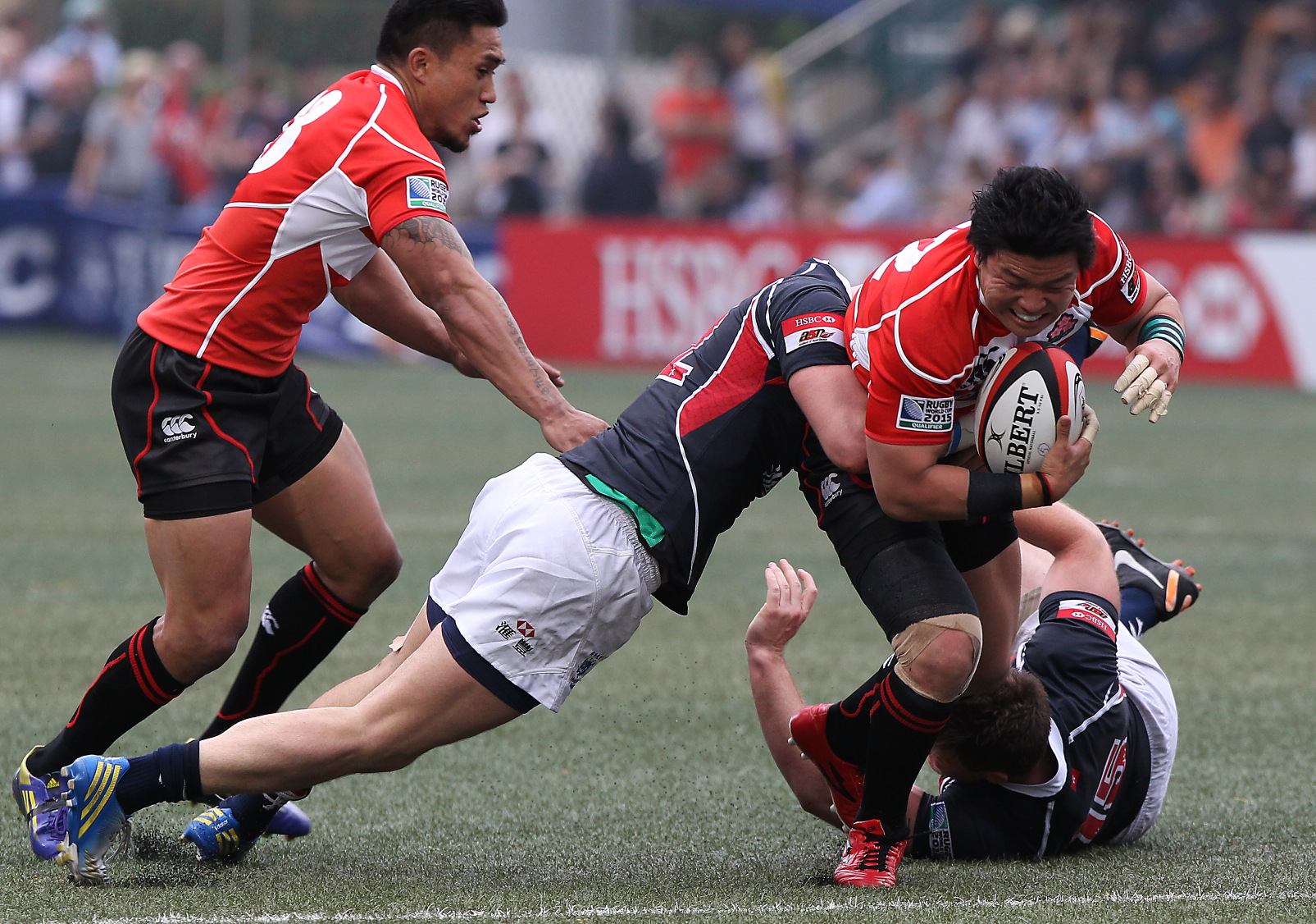 Hong Kong's new rugby nous will be put to the test against Japan in the 2014 Asian Five Nations. Photo: Jonathan Wong