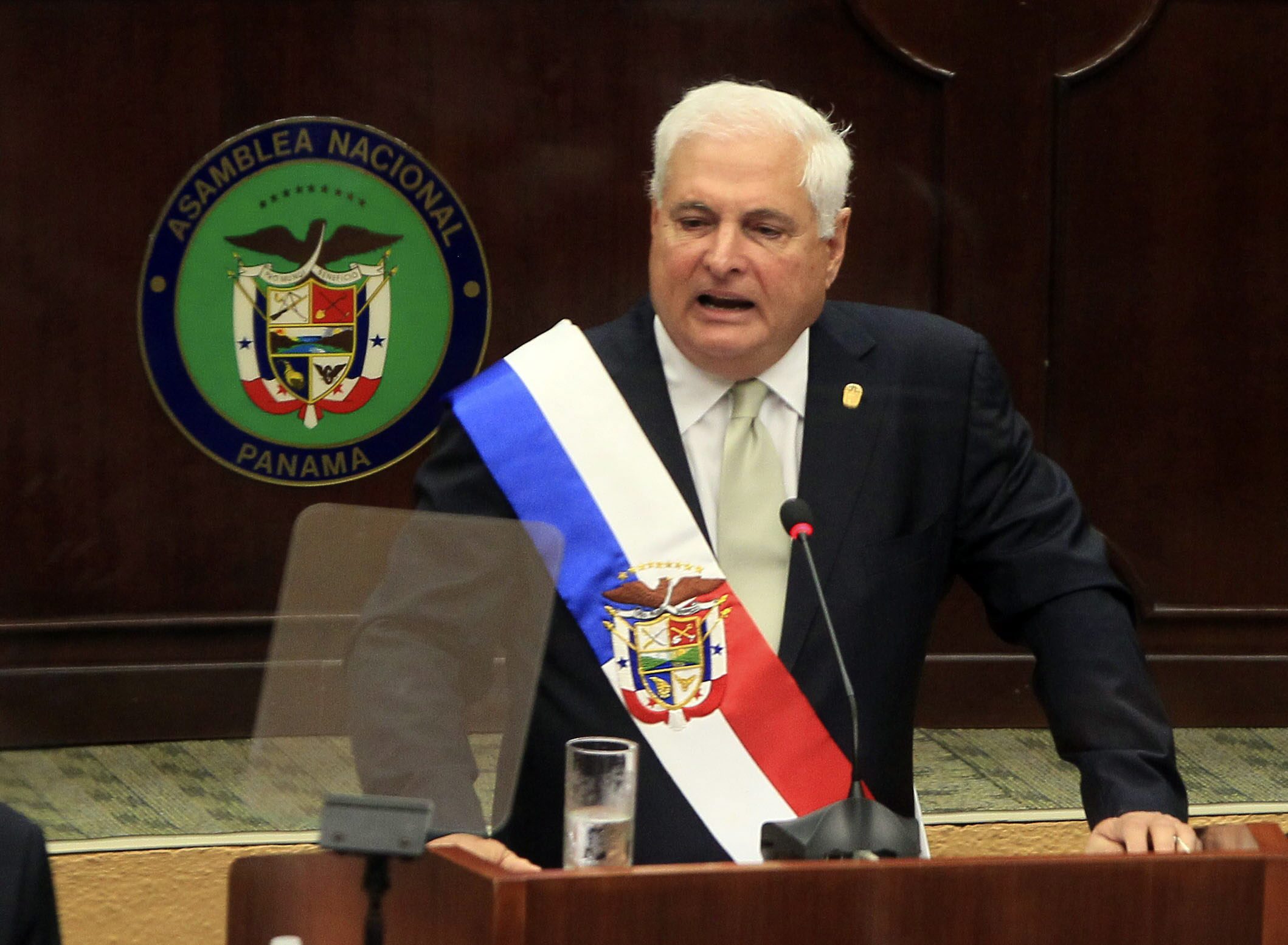 President of Panama, Ricardo Martinelli. Photo: EPA