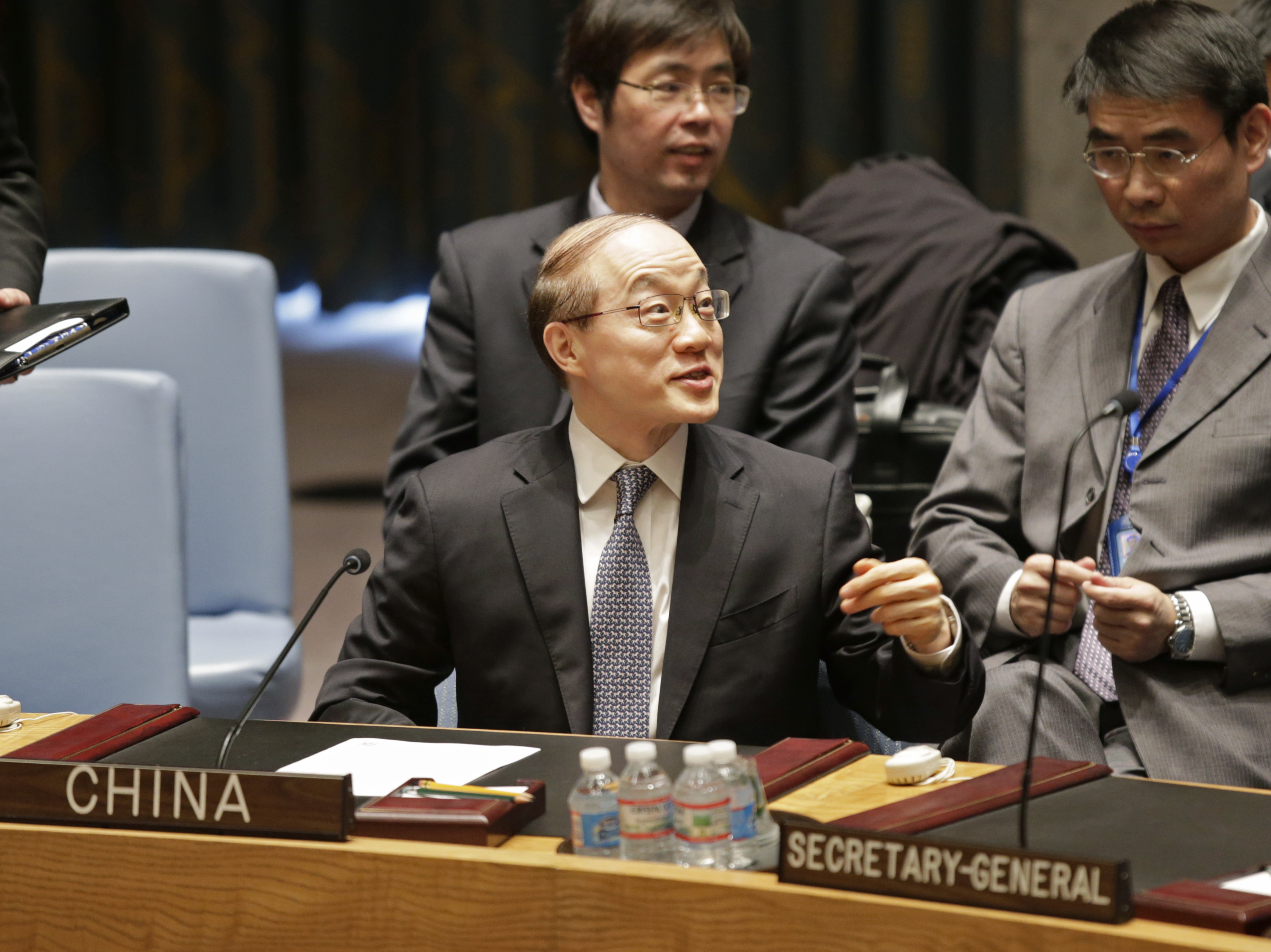 China's United Nations Permanent Representative Liu Jieyi. Photo: AP