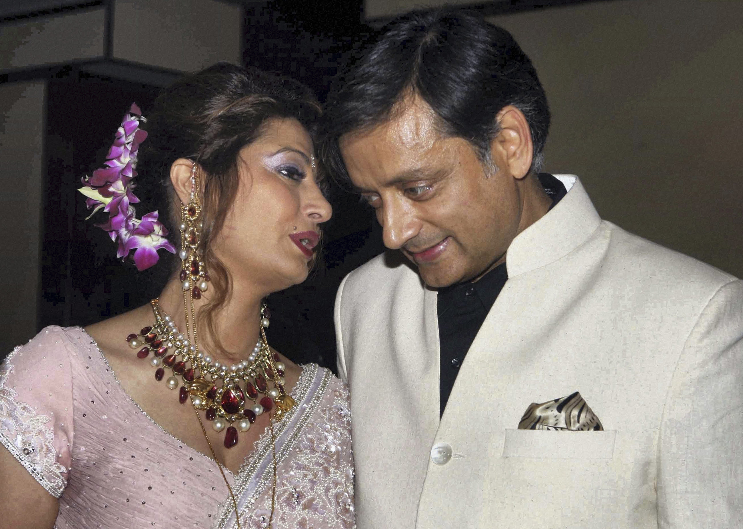 Wife of Indian minister Shashi Tharoor