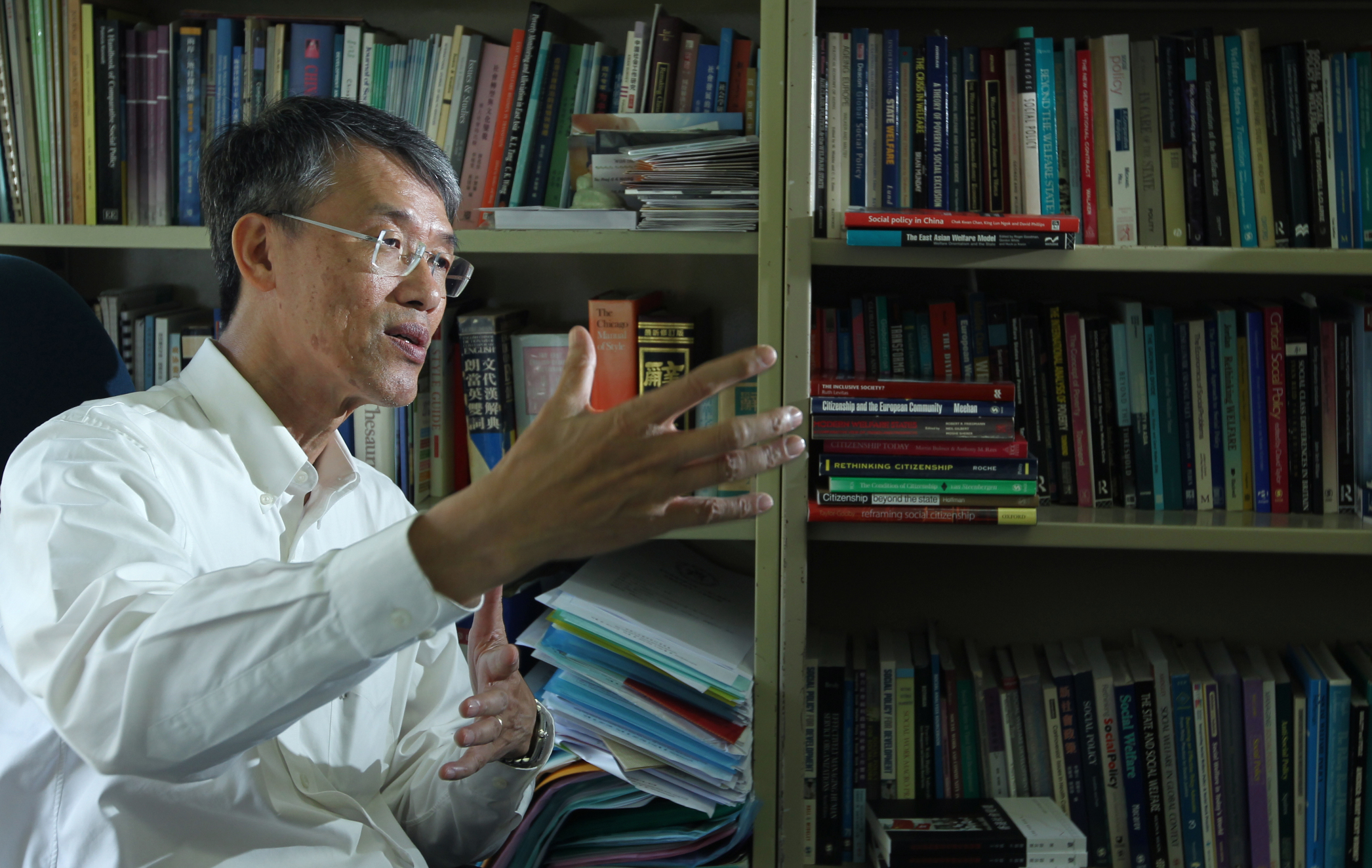 Professor Wong Chack-kie, associate director of Hong Kong Institute of Asia-Pacific Studies and member of the HKSAR Central Policy Unit. Photo: SCMP/May Tse 