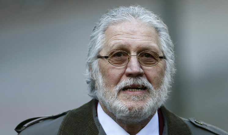 Former Radio 1 DJ, Dave Lee Travis, real name David Patrick Griffin arrives at Southwark Crown Court in London on Tuesday. Photo: Reuters