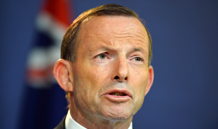  Australia's Prime Minister Tony Abbott. Photo: AFP