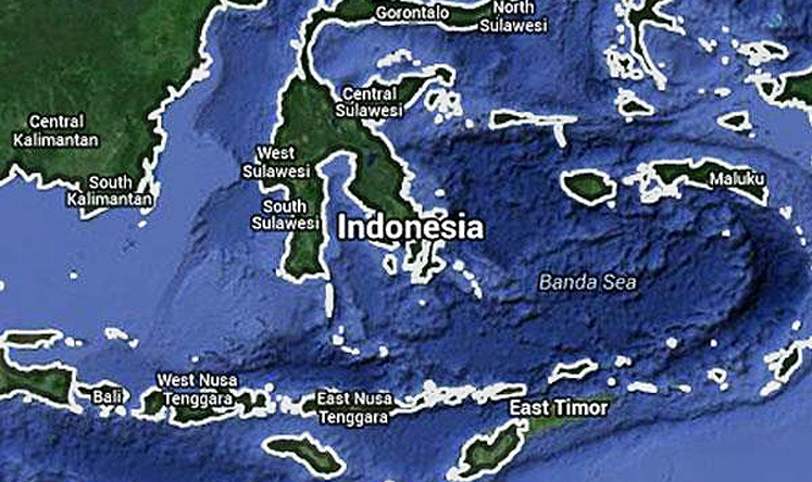 The quake struck at 7.36am in the Banda Sea at a depth of 18 kilometres. Photo: SCMP Pictures