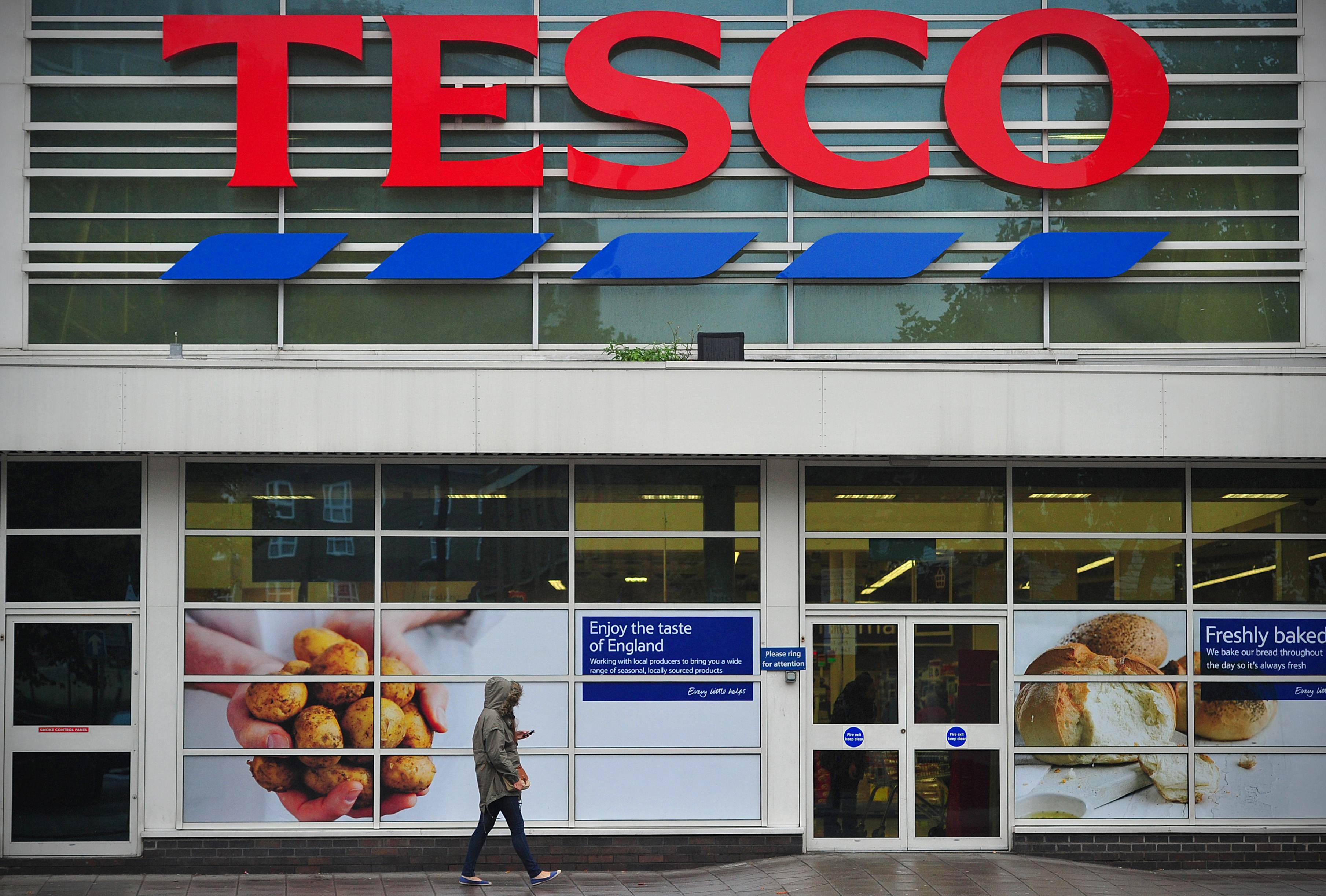 Tesco posted a heavy decline in sales in the run-up to Christmas. Photo: AFP