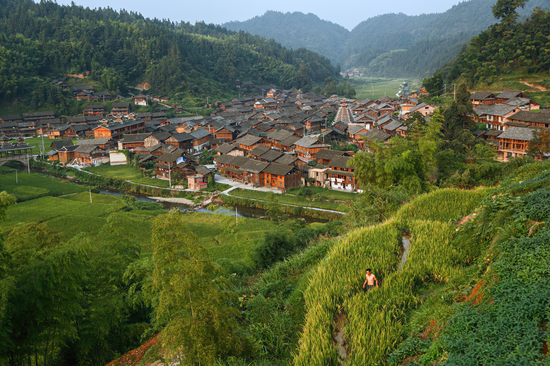 Dimen, a remote mountain village in Guizhou province.