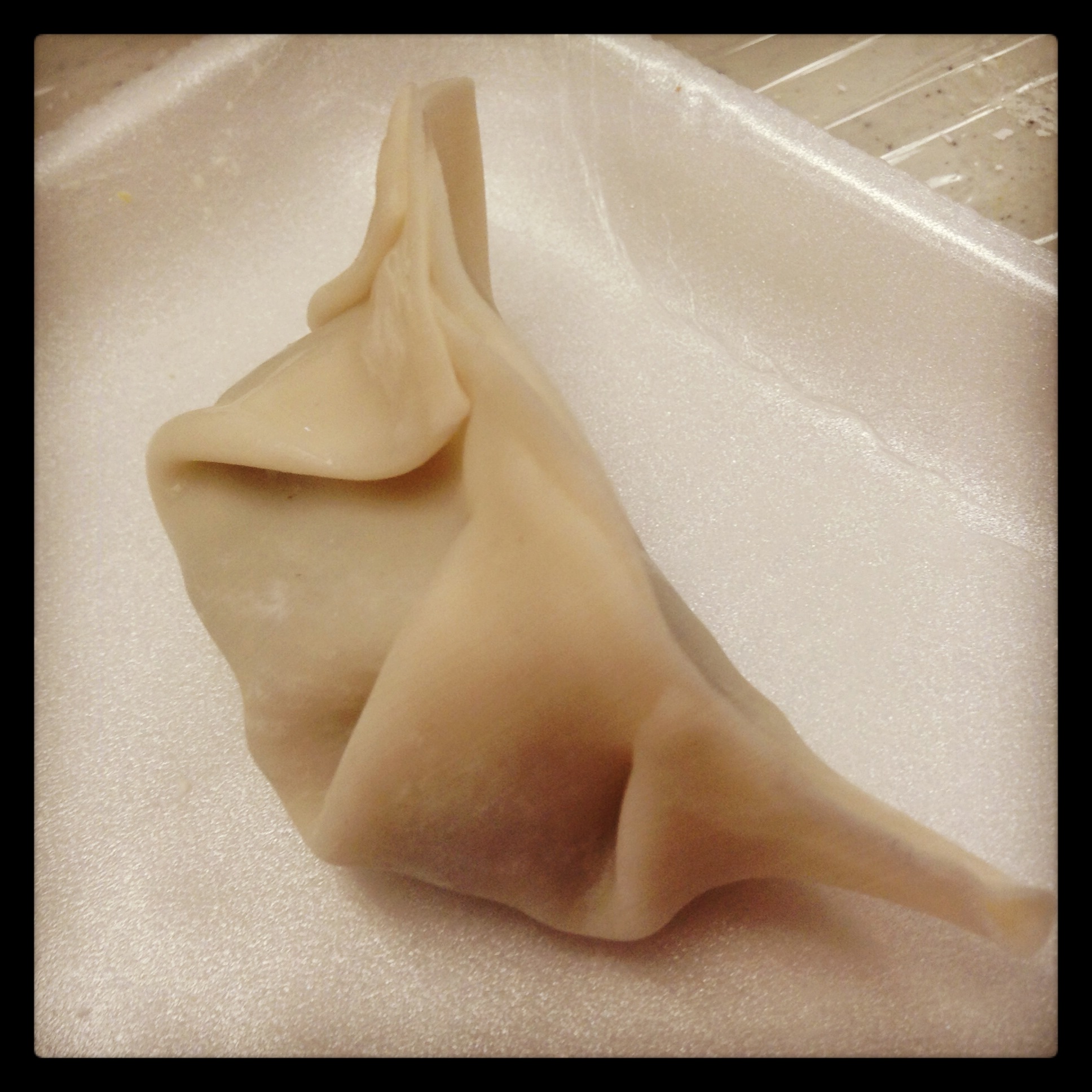 Making dumplings for the year of the horse. Photo: Amy Wu