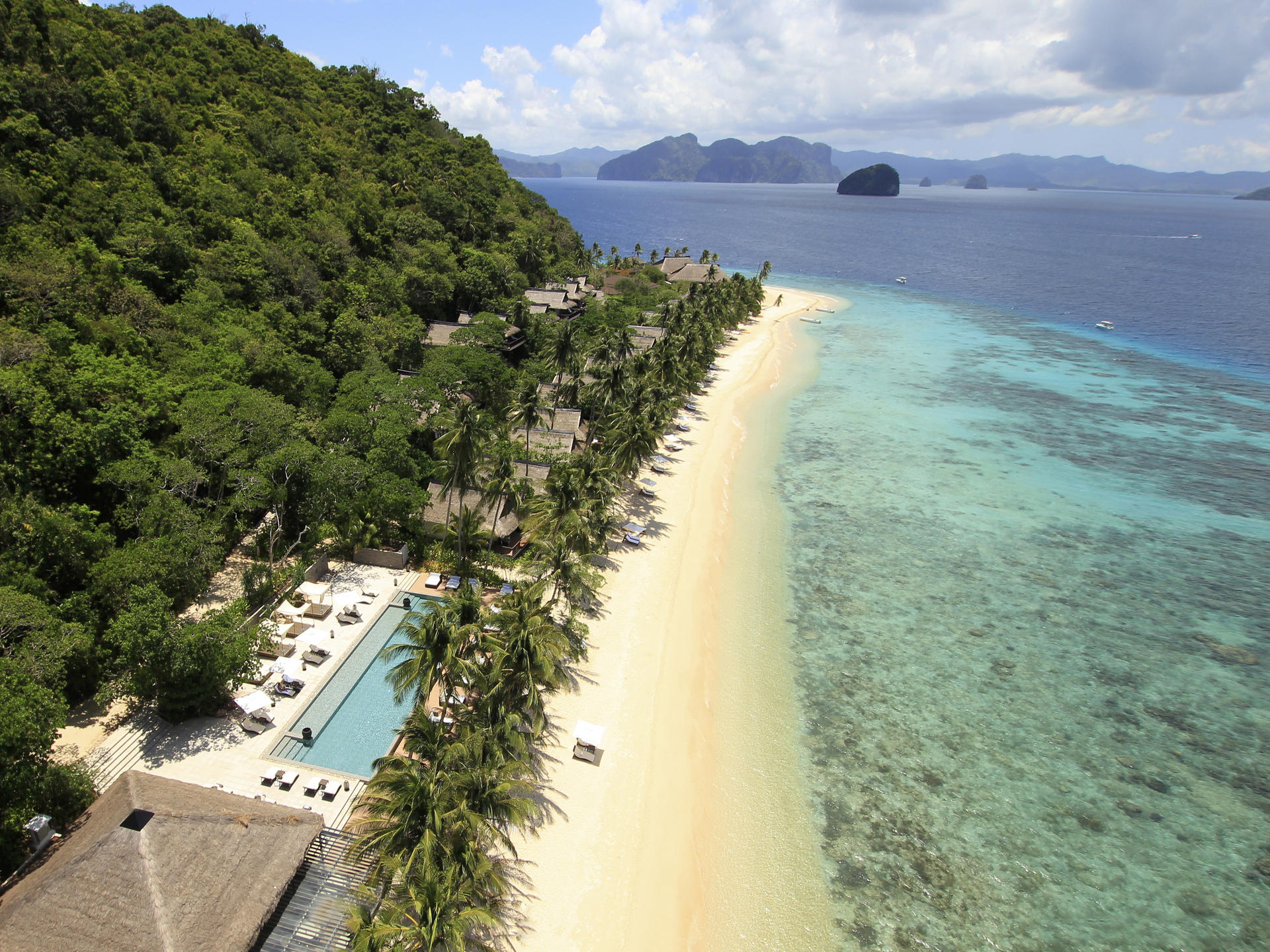 Pangulasian Island resort on Palawan.