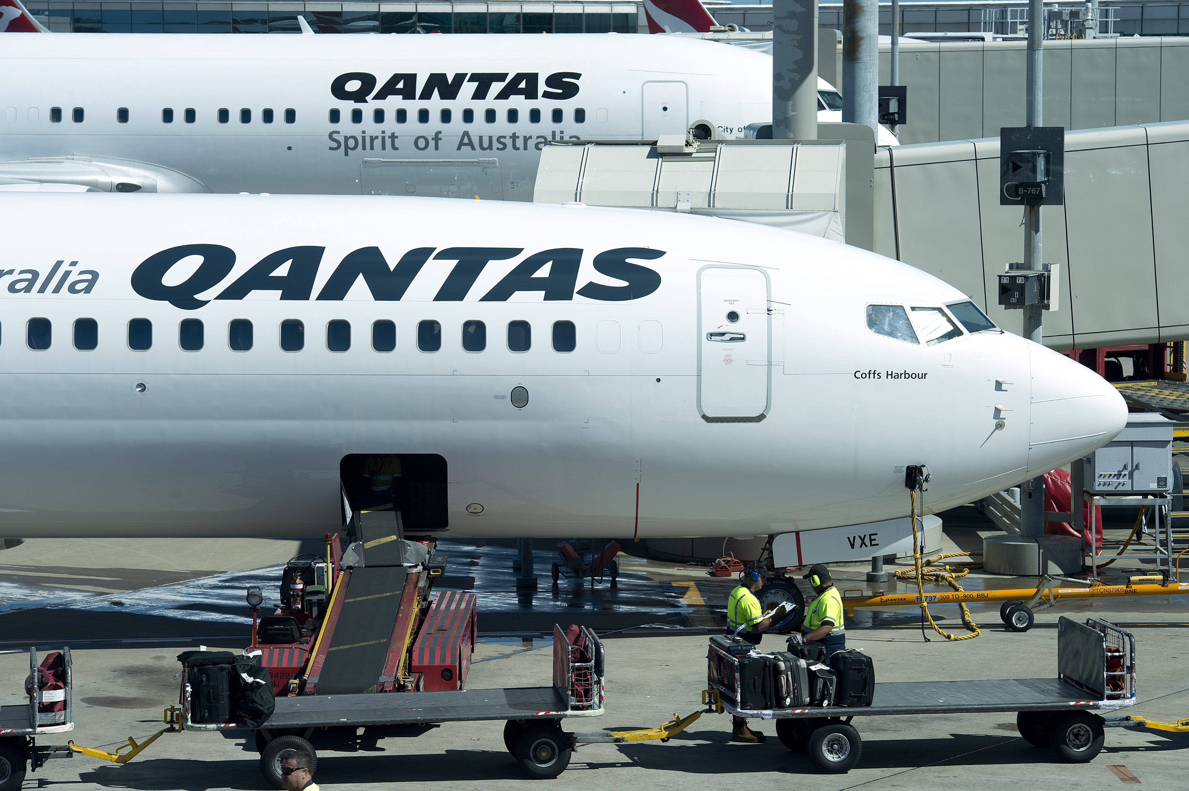 Qantas is suffering from intense competition with its rival Virgin Australia. Photo: EPA