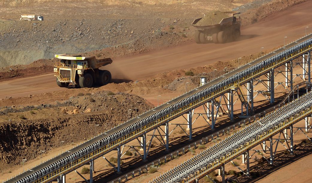 Demand for Australian iron ore remains strong. Photo: Bloomberg